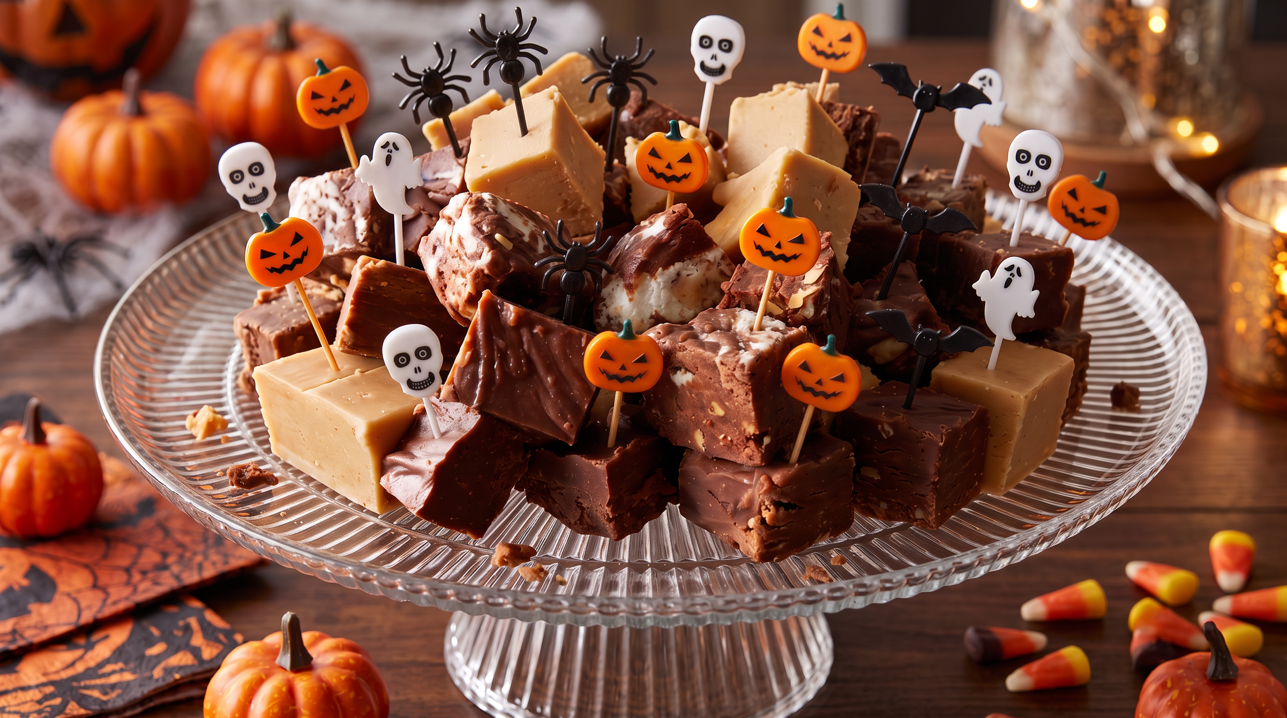 Halloween Fudge that Melts in Your Mouth