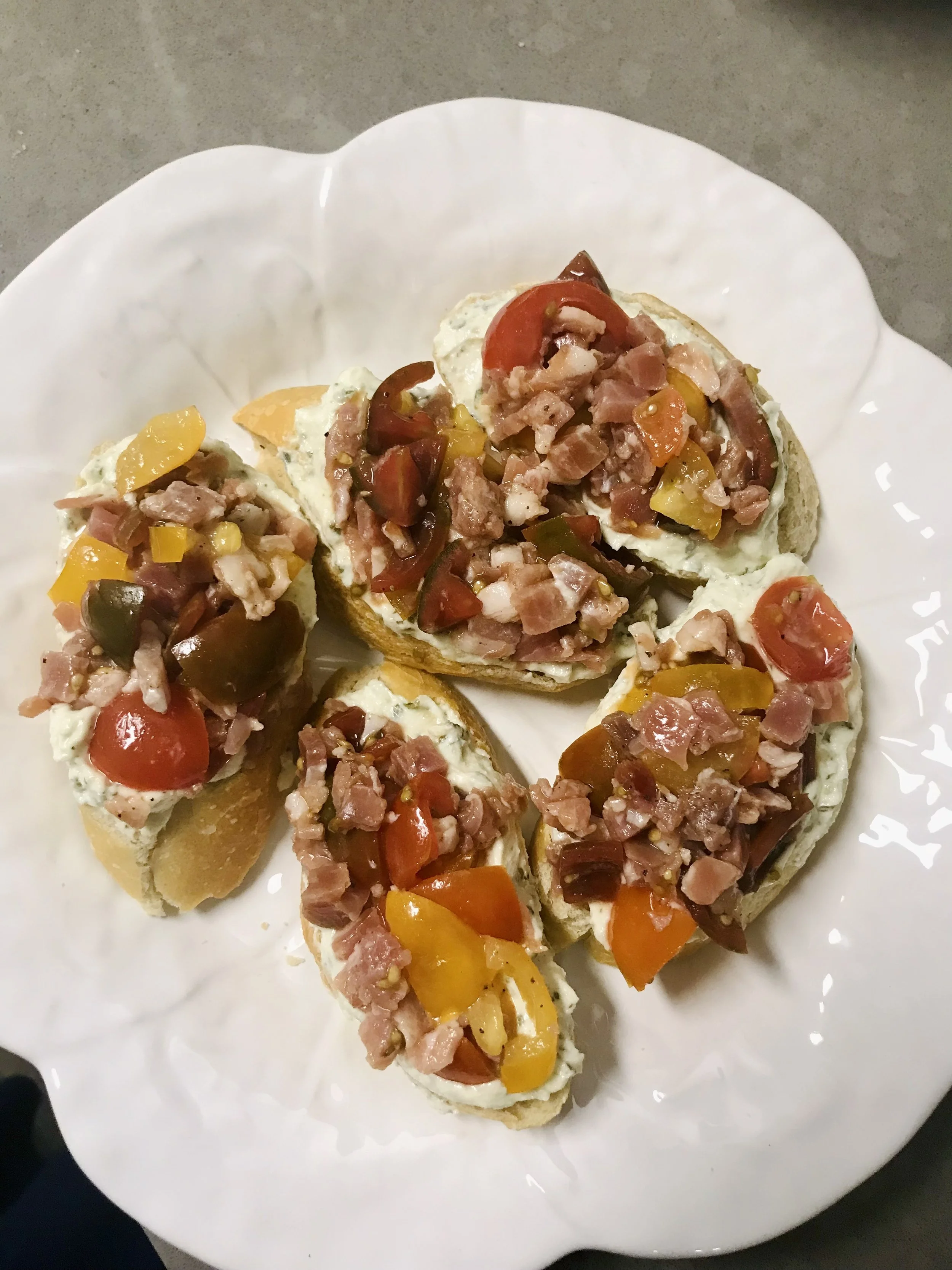 Easy Easter Crostini