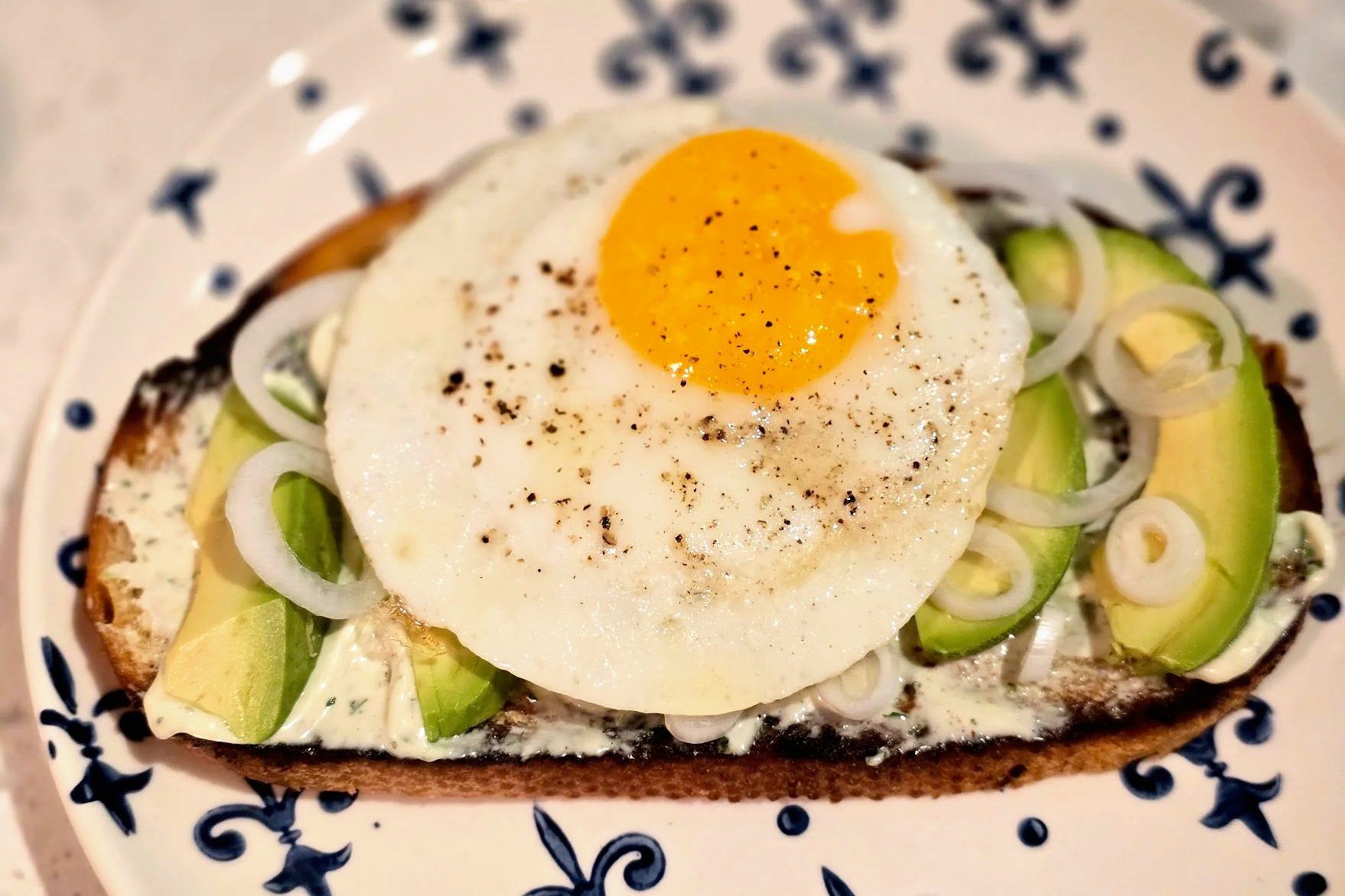 Fried Egg and Avocado Toast