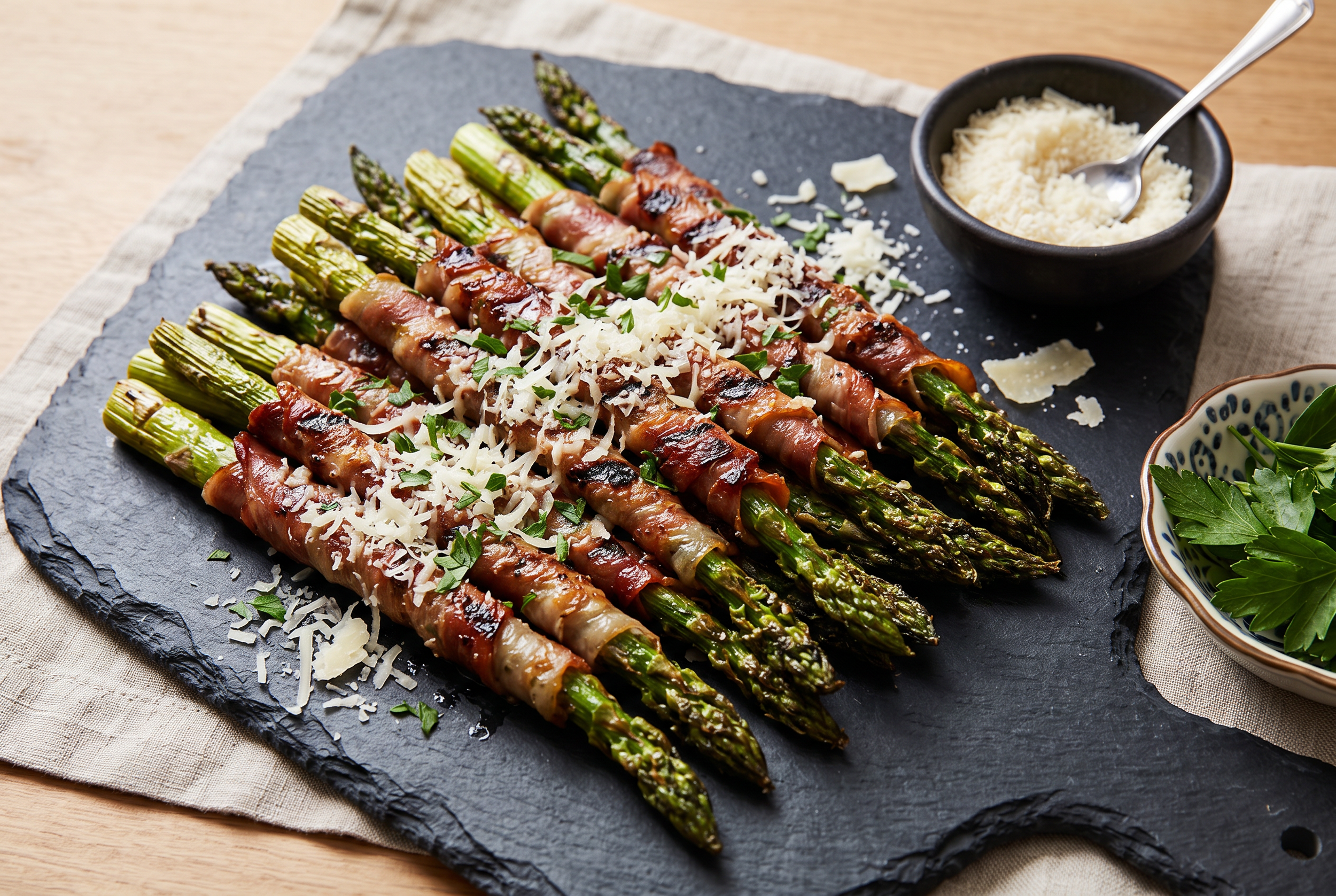 Grilled Prosciutto Wrapped Asparagus