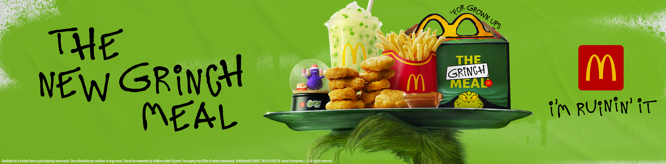 McDonald's Grinch Campaign | Bonnie Coumbe Photography |Wieden + Kennedy Agency | Photoplay