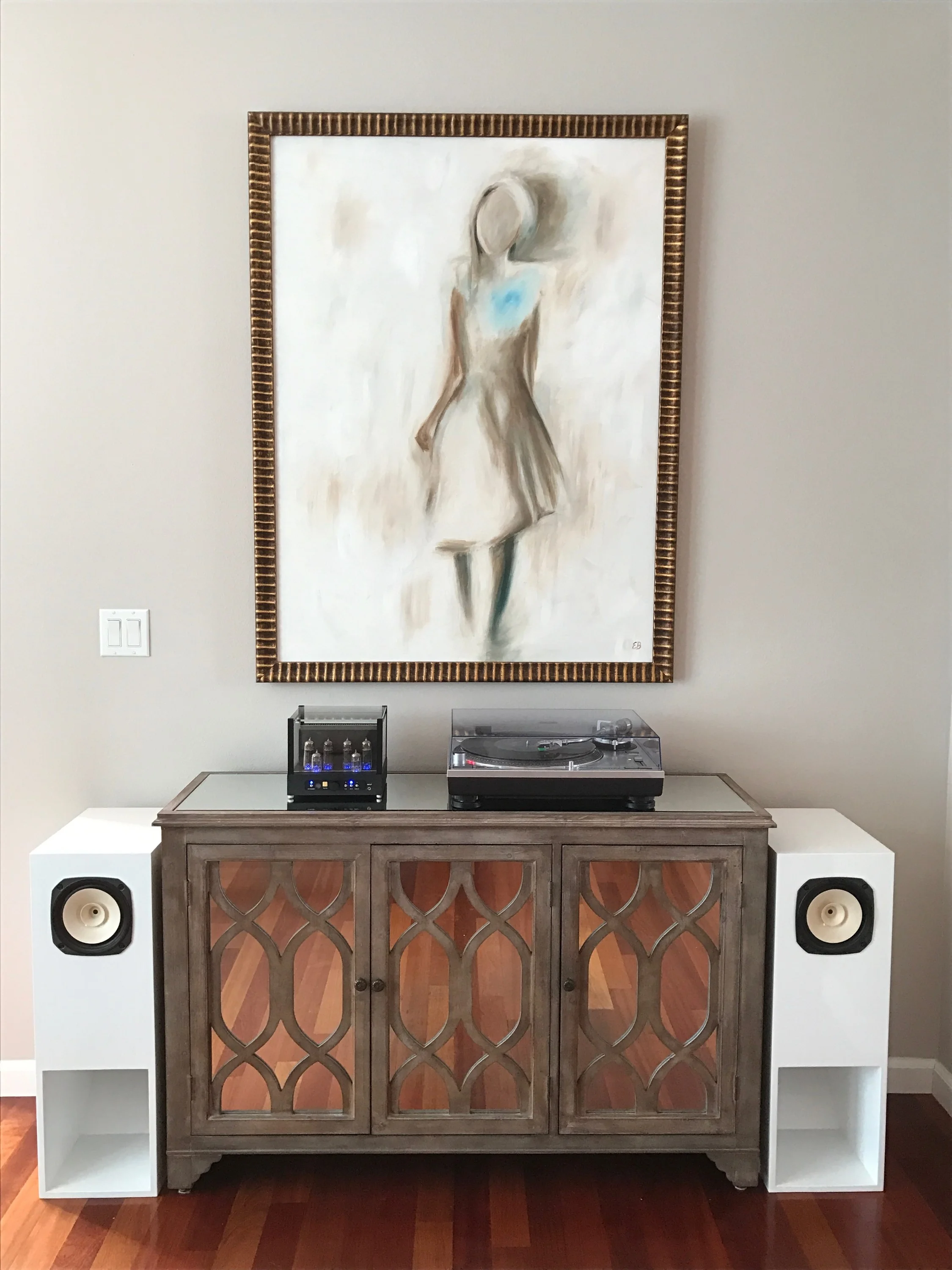 SWEET!: Jolida FX10, AudioTechnica LP120, Custom GHA Fostex speakers.