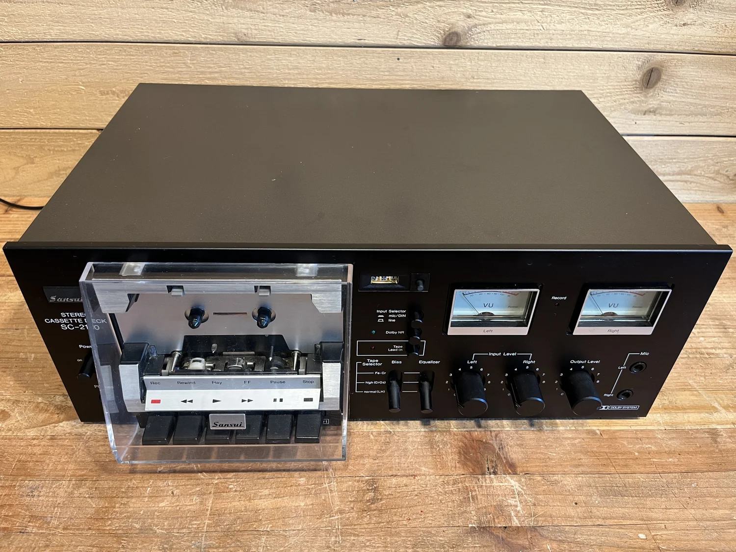 Sansui SC-2110 Stereo Cassette Deck — Gig Harbor Audio