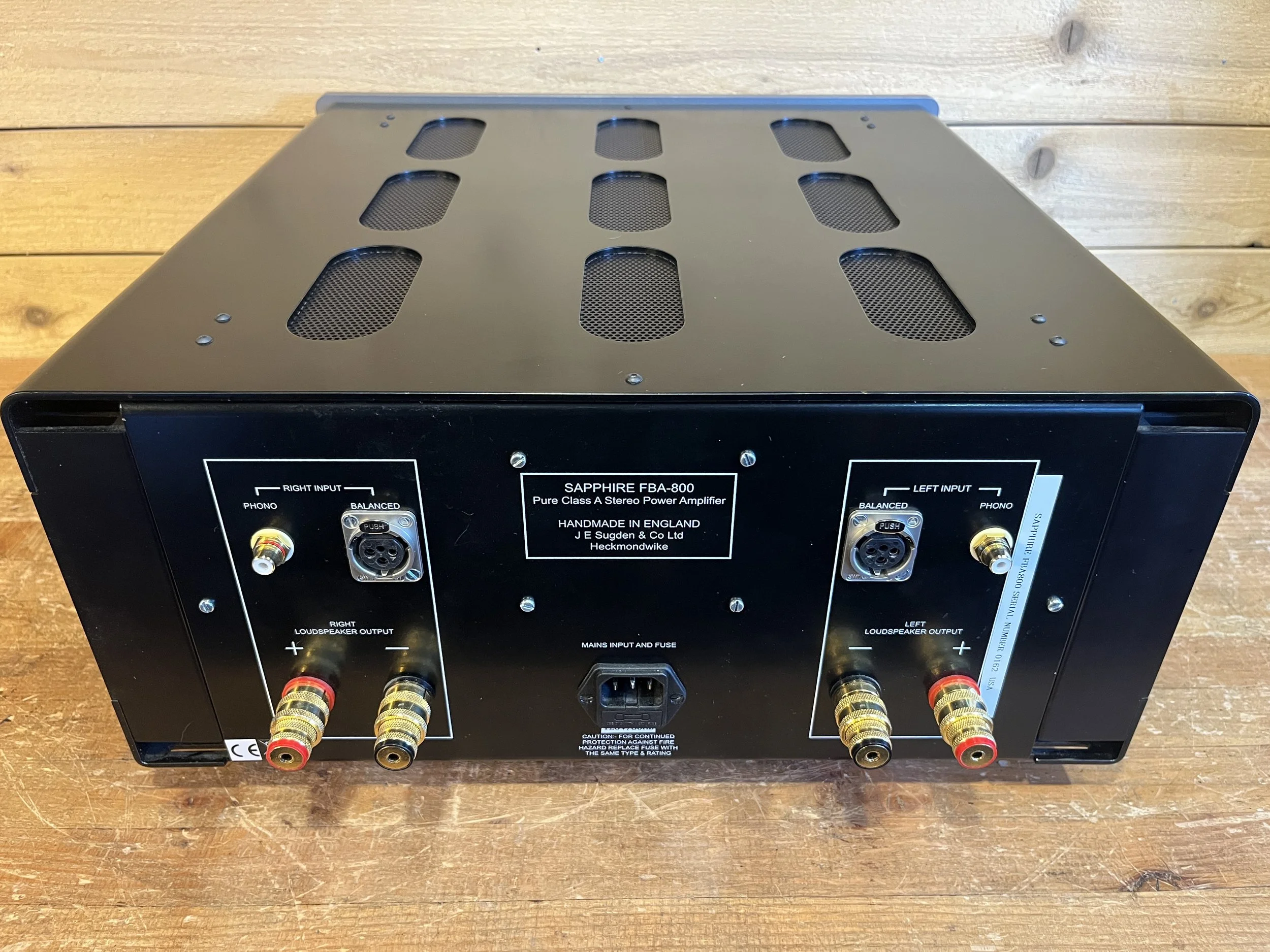 Sugden FBA-800 Power Amplifier — Gig Harbor Audio