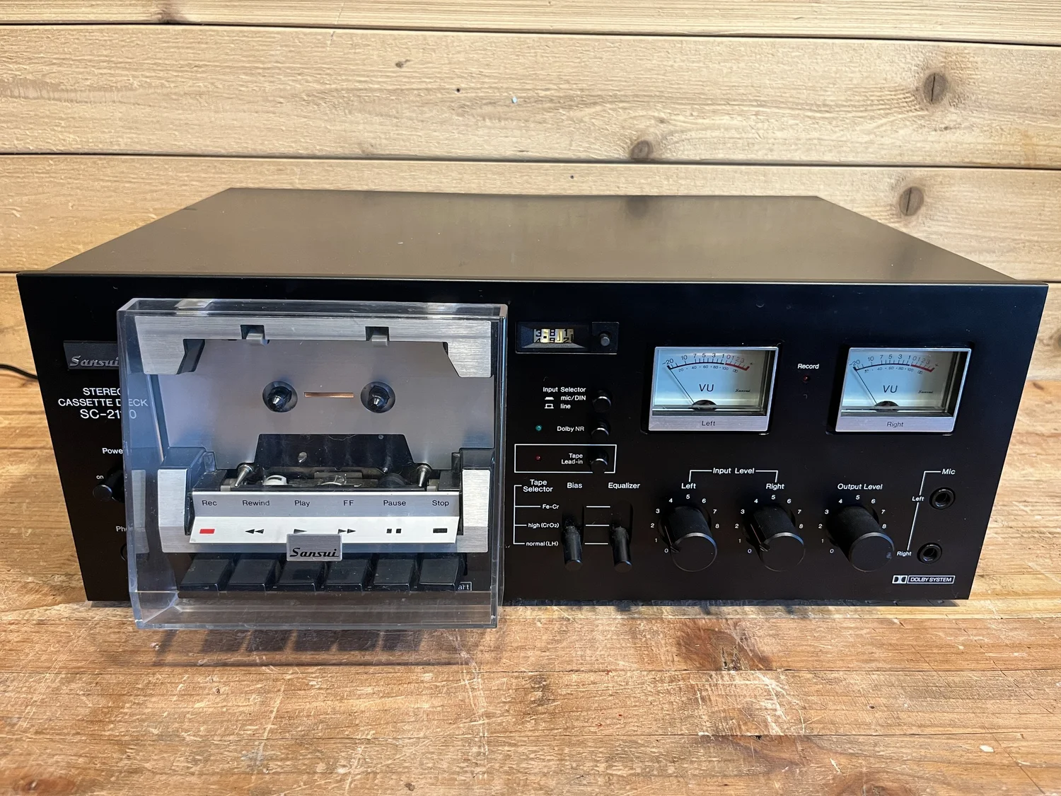 Sansui SC-2110 Stereo Cassette Deck — Gig Harbor Audio
