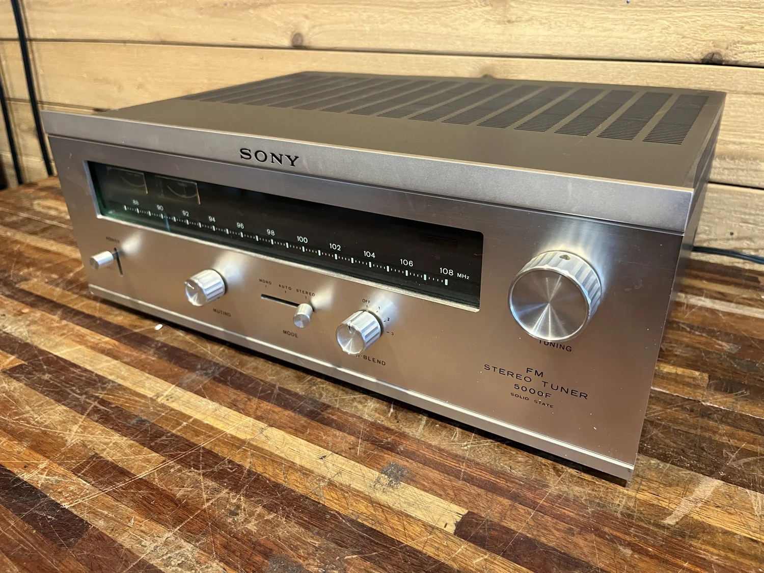 SONY FMチューナー ステレオチューナー ST-5000F SONY ST-5000F