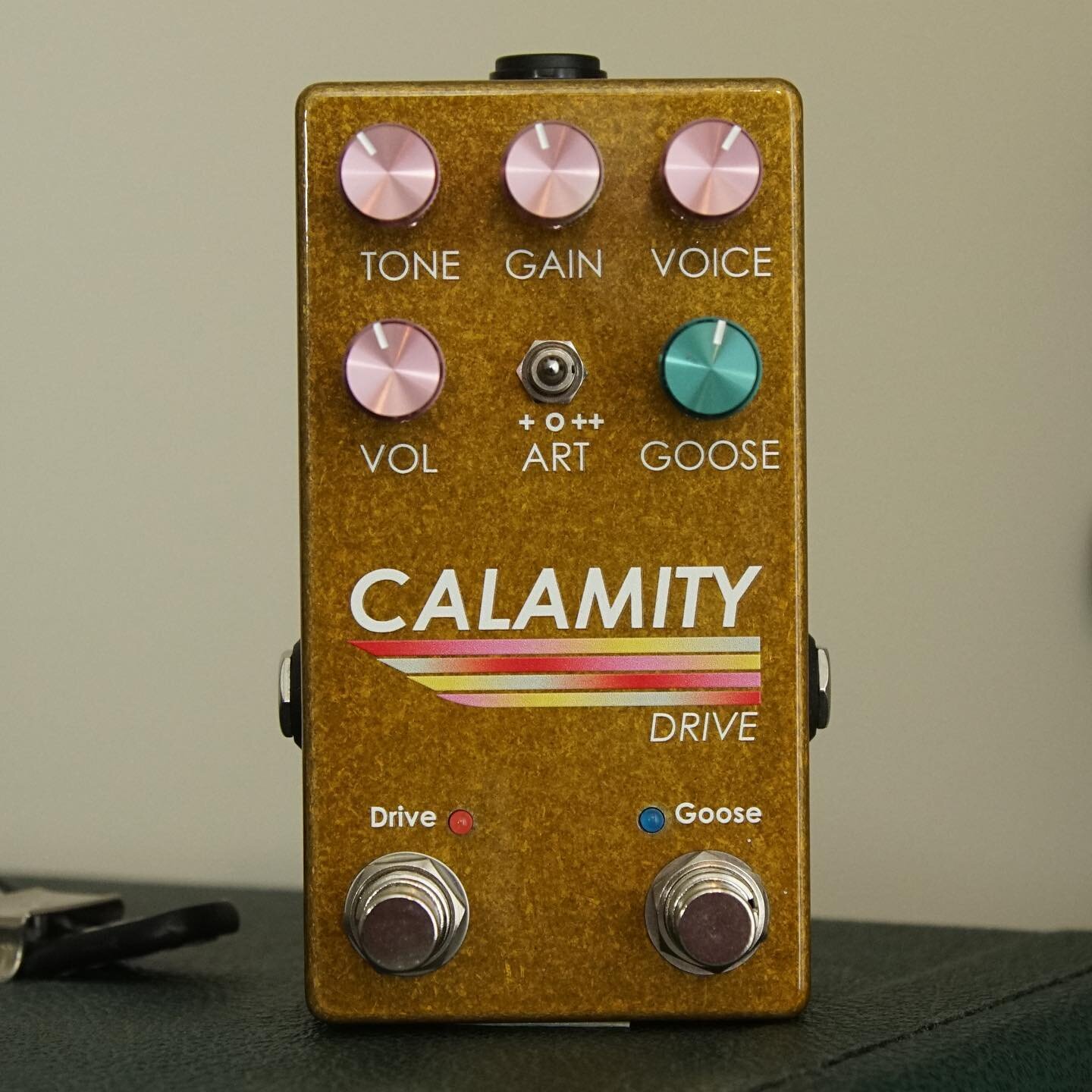 In celebration of our album being out here is a special limited color way of Calamity Drive!

We also wanted to do some good beyond improving your tone with this special release.
15% of each sale will go toward Trans Lifeline, a grassroots hotline an