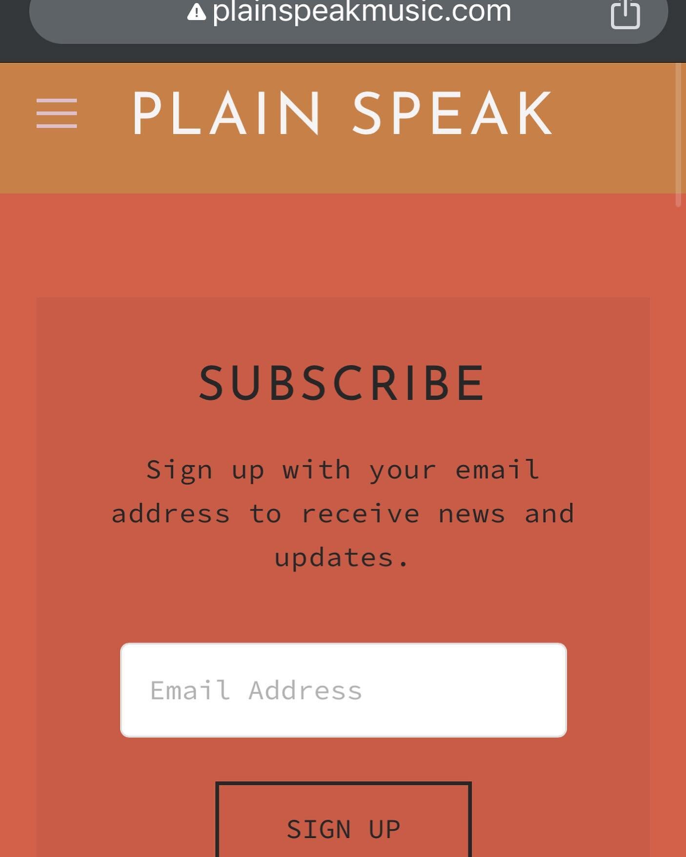 Friendly reminder to sign up for the Plain Speak newsletter *ESPECIALLY* if you&rsquo;re following for pedal stuff

Special announcement coming tomorrow and newsletter will get first bite.
.
.
.
#plainspeak #calamity #calamitydrive #music #gear #musi