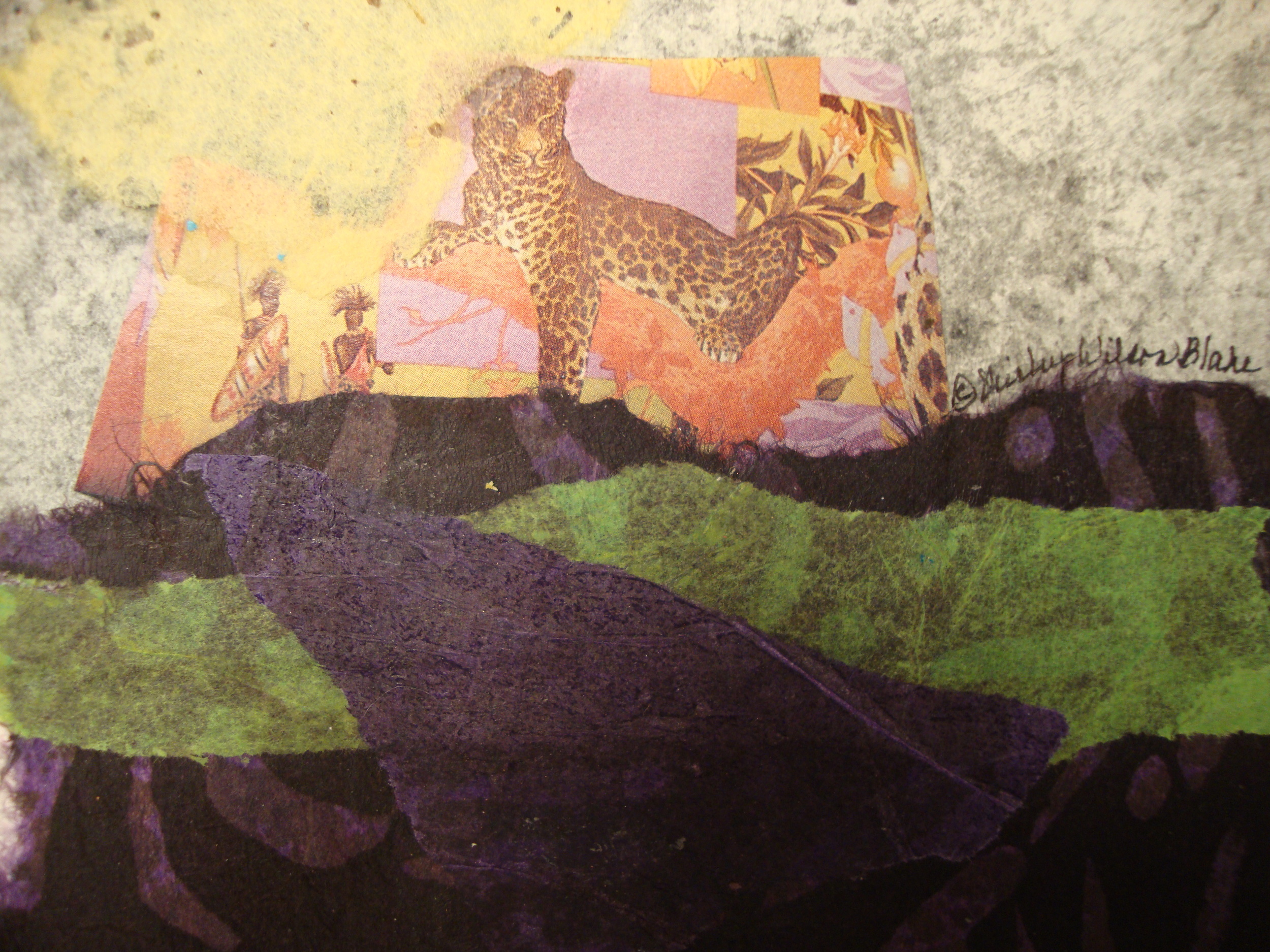  Name: Tiger Collage Description: Mixed Media Size: 10 x 10 