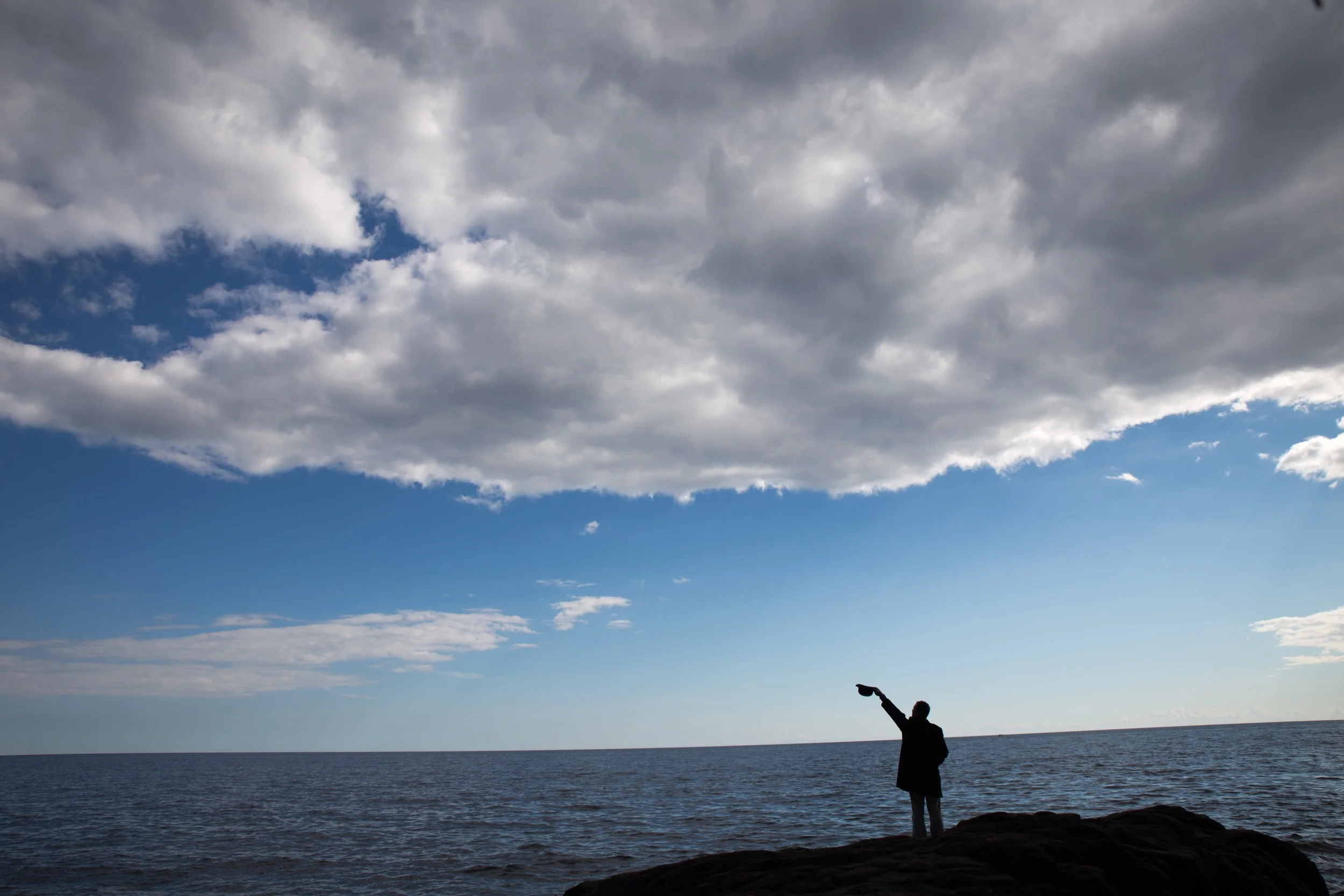 Unedited photo of Patrick at the North Shore