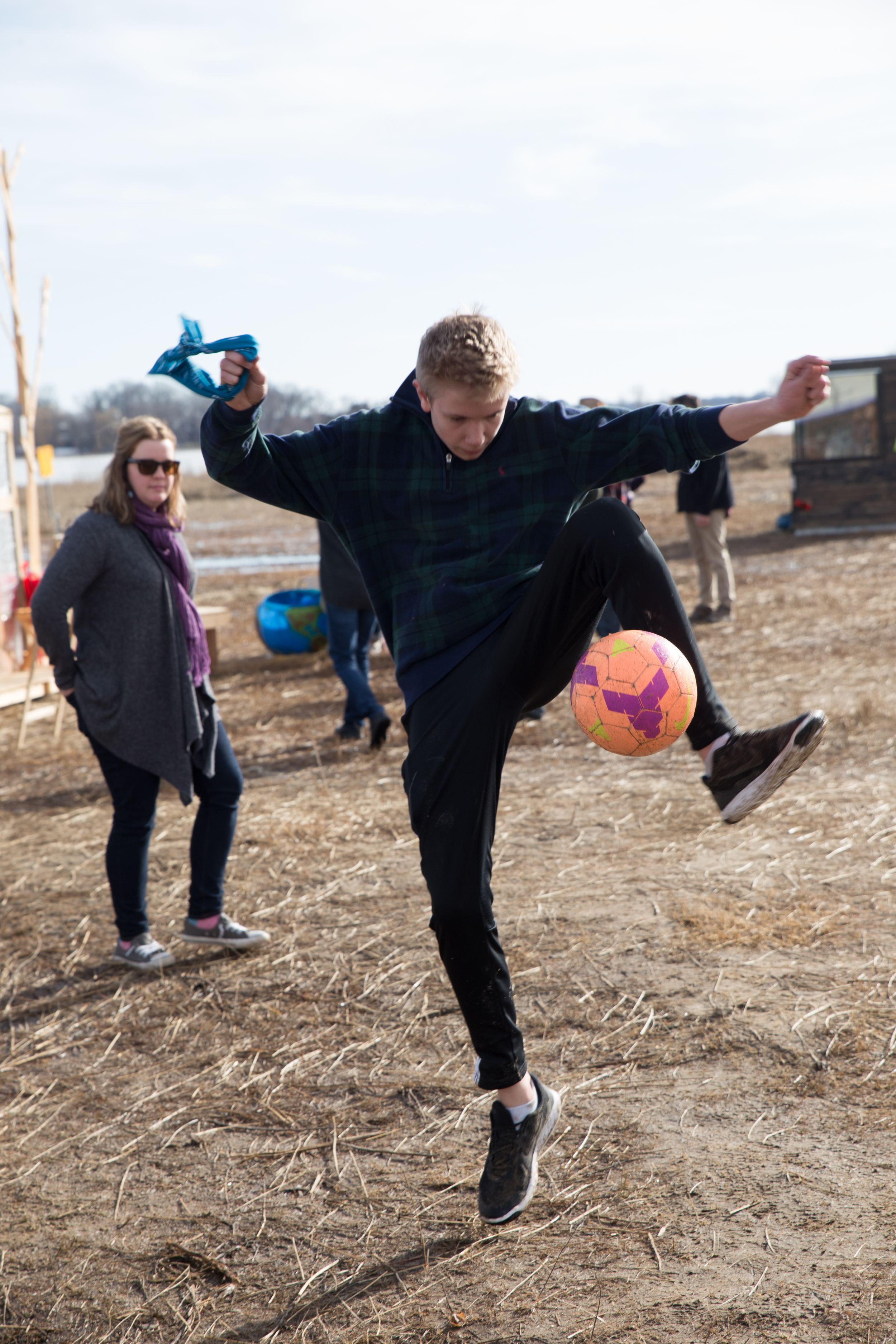 This weekend's attendees enjoyed the amazing weather and brought balls, bikes, kites and many other toys one doesn't usually see until April.