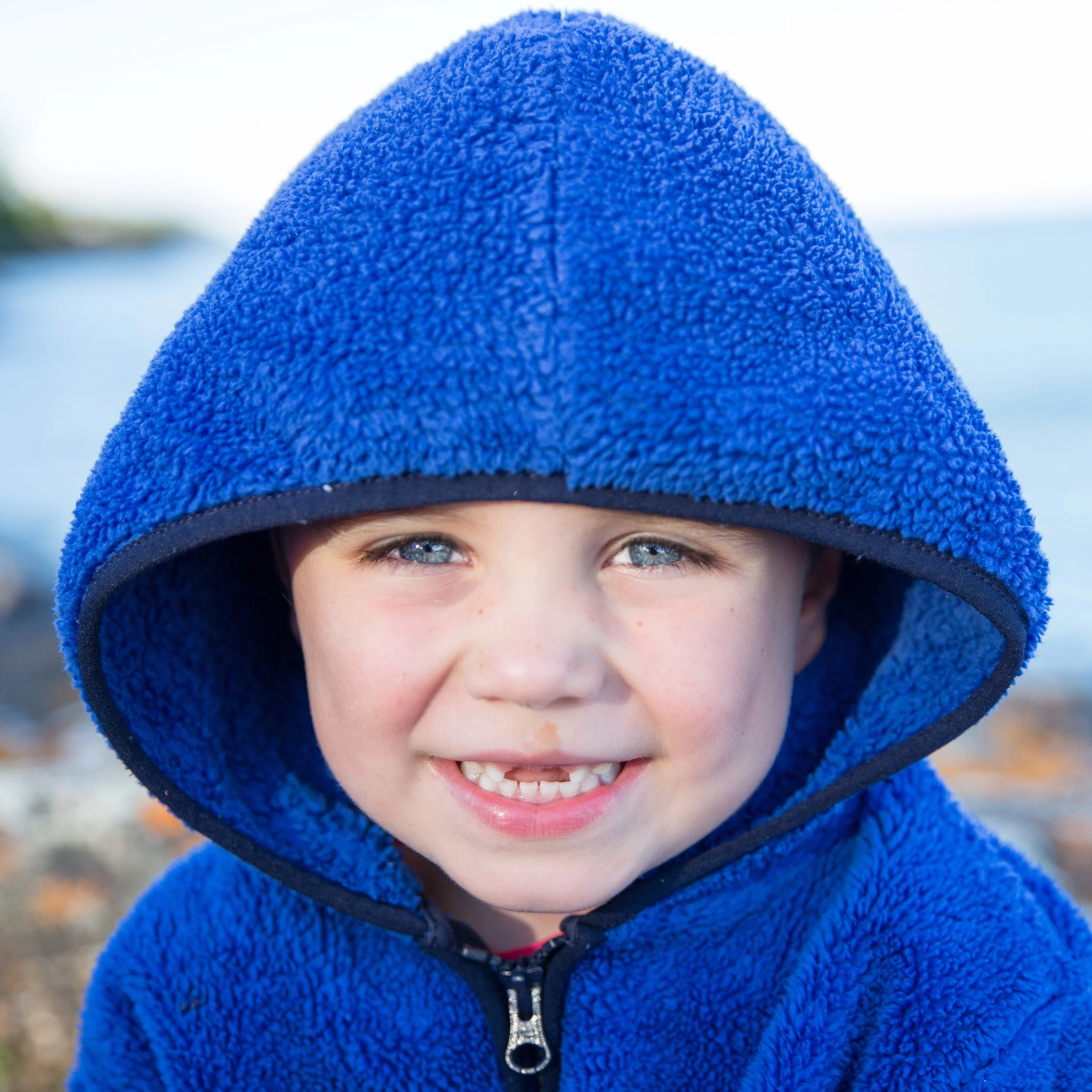 "After" Our toothless Arlo up on the north shore! ❤️