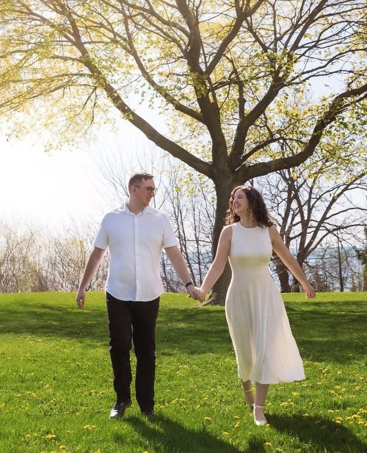 Sarah +Cole's day-dreamy engagement shoot included visiting their favorite coffee shop and the riverfront where they would share their views several months later// married November 2025 🤍⁠
⁠
#EngagementSession #EngagementPhotography #WisconsinEngage