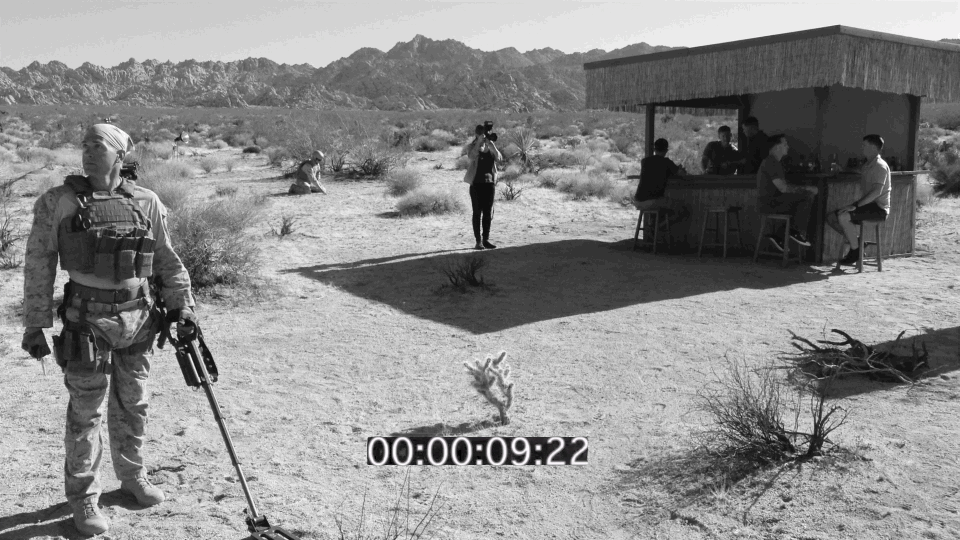 PRODUCTION ASSISTANT 2014 "Soldiers' Stories from Iraq and Afghanistan” Jennifer Karady, artist Location photo shoot Twentynine Palms, California (Palm Springs Art Museum)