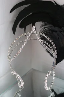 The House of Hats rhinestone feather headpieces sydney