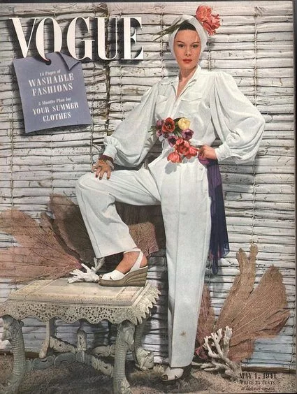 Vintage Vogue 1940's Featuring a glam Turban