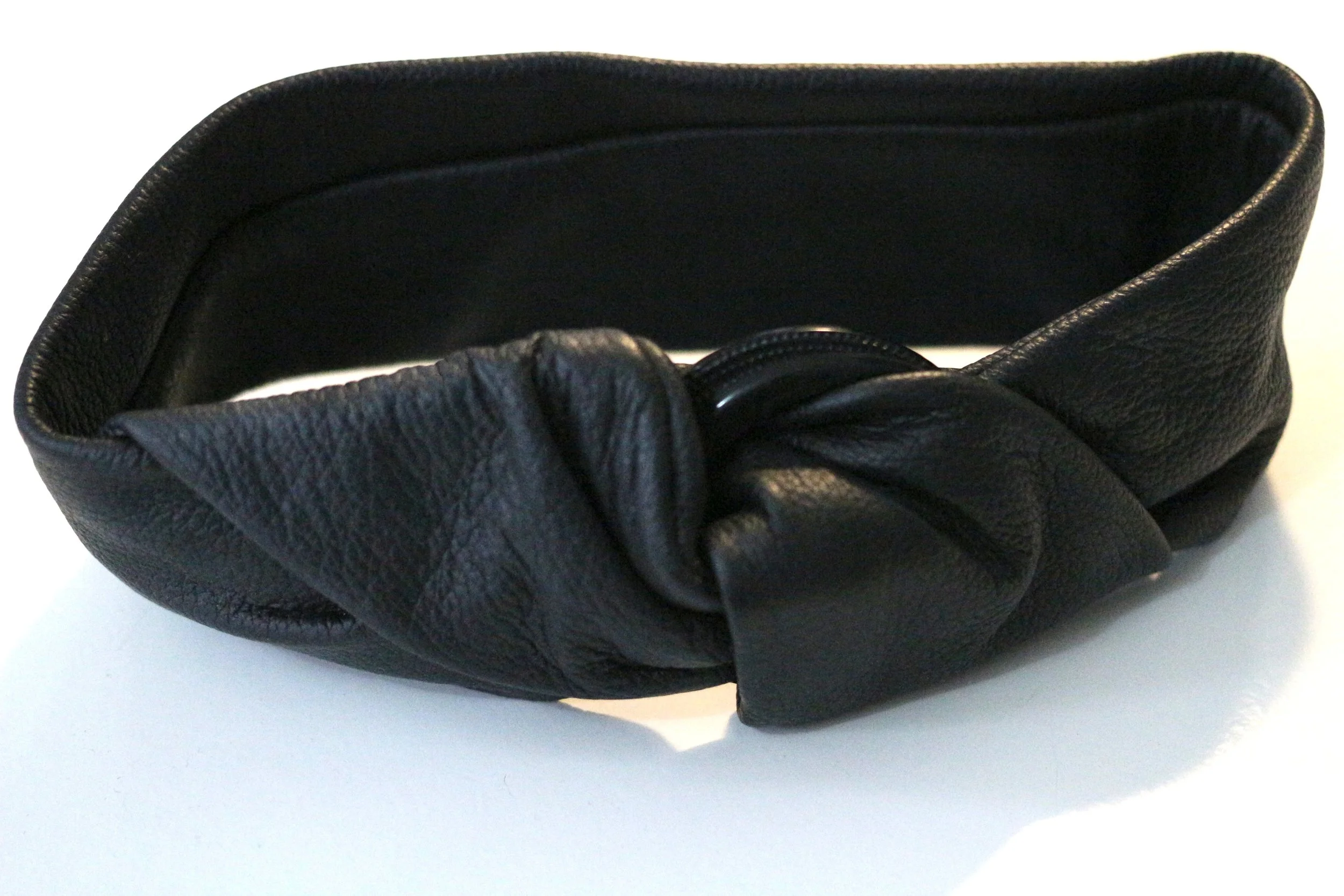 The House of Hats Twist Leather Headband .JPG
