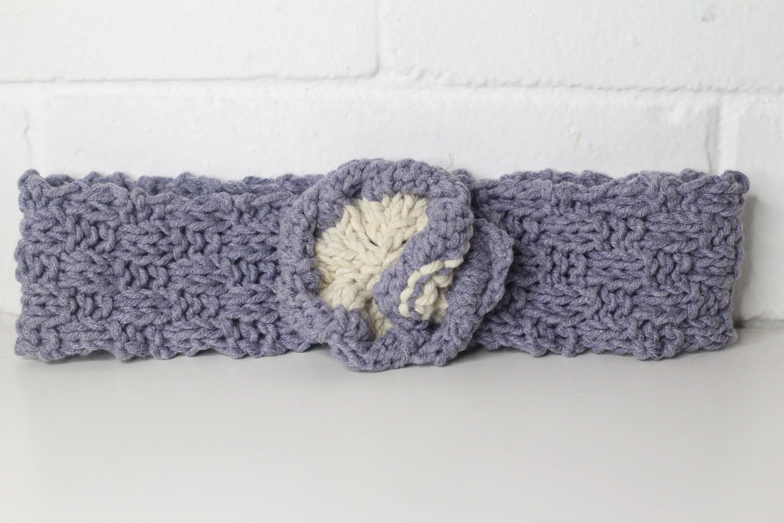 The house of hats knitted headband lilac .jpeg
