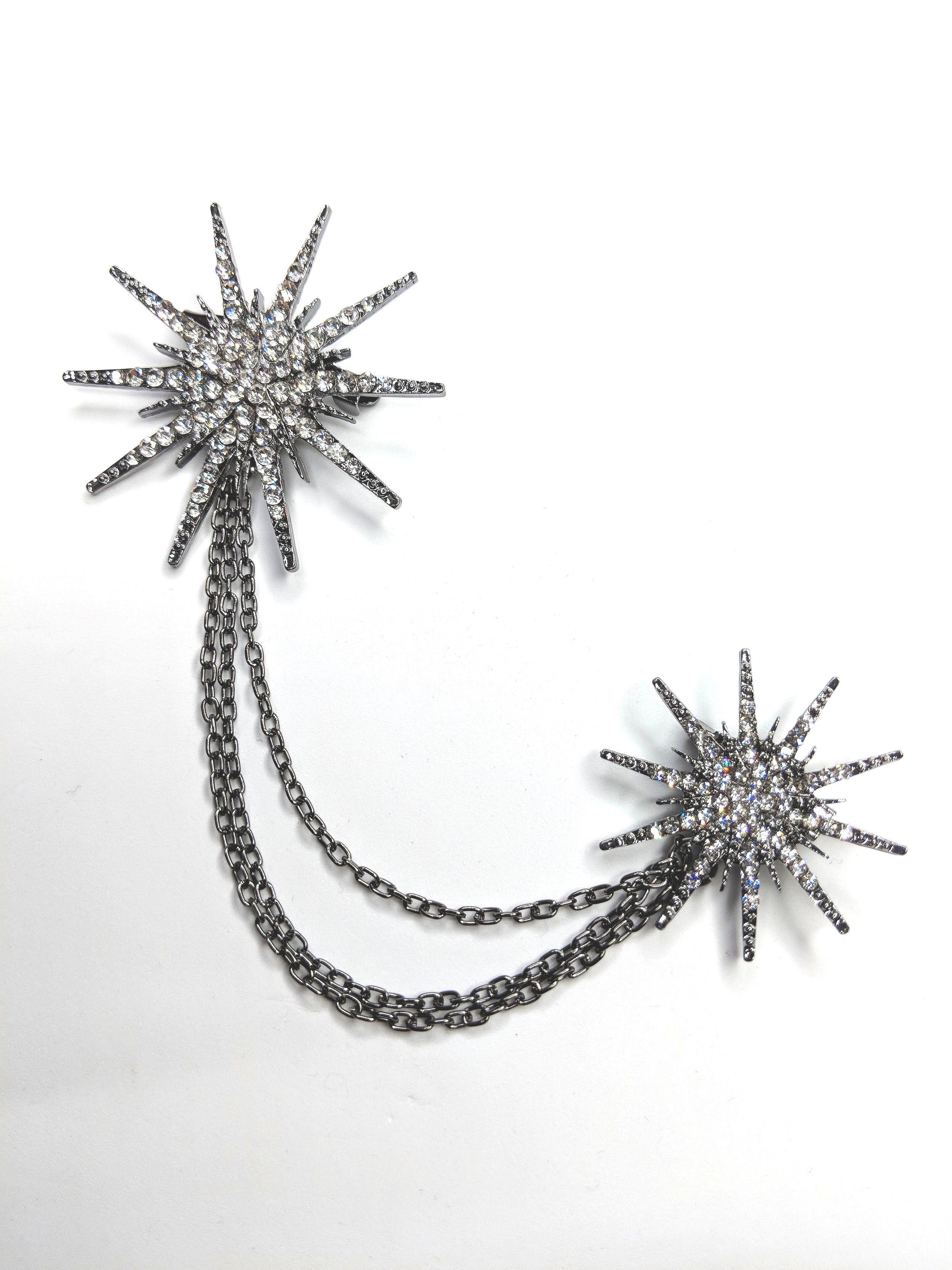 silver star brooch 