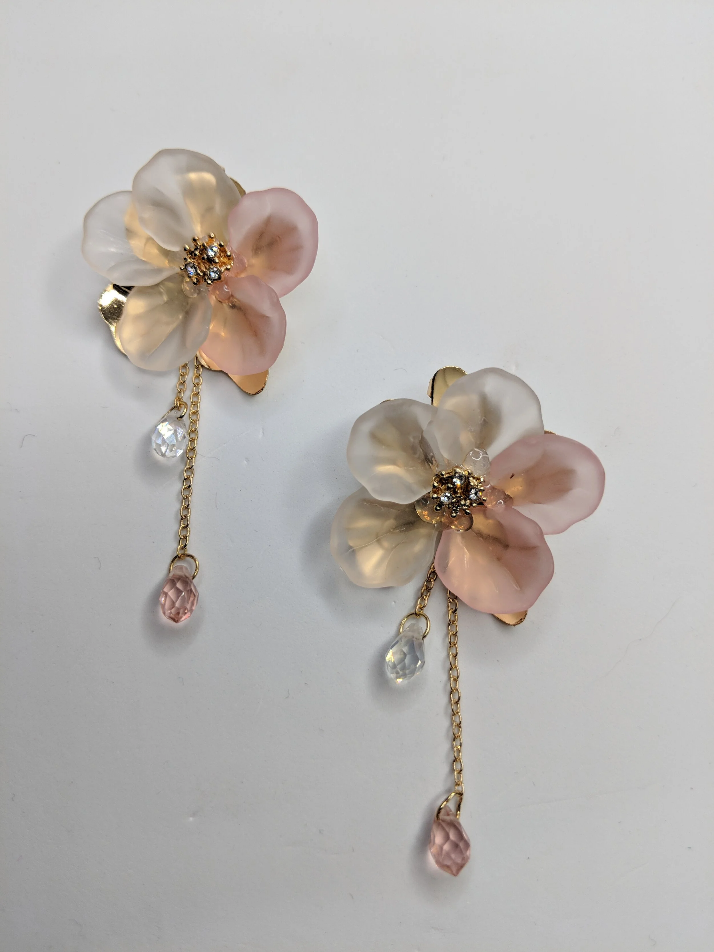 The House Of Hats Water Flower Pink Earrings hat Shop Sydney  copy.jpg