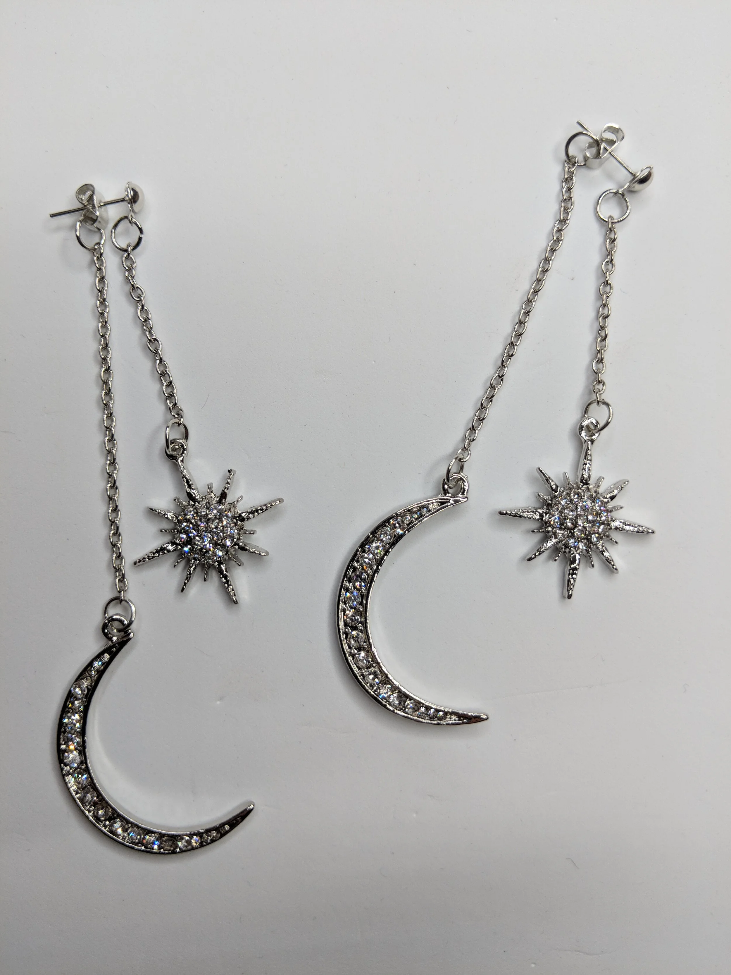 The House of Hats Celestial Star Moon Earrings Hat Shop Sydney .jpg