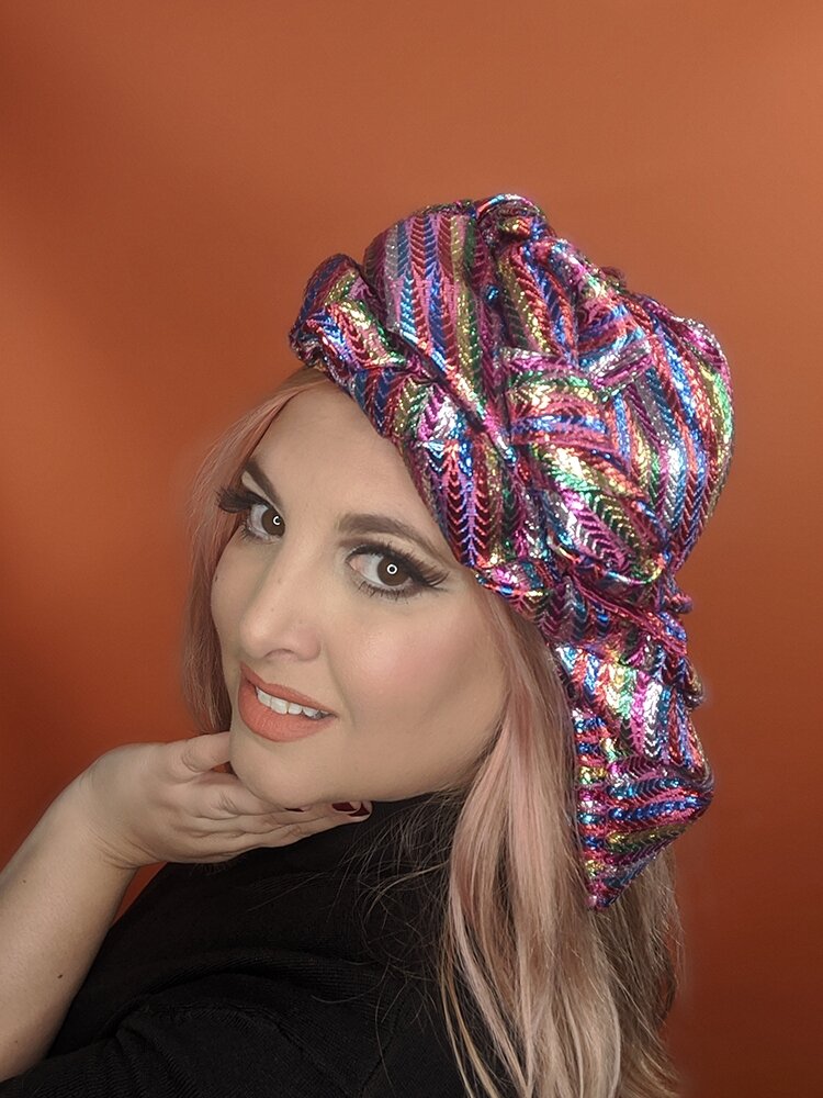 The House Of Hats Ziggy turban Millinery Australia .jpg