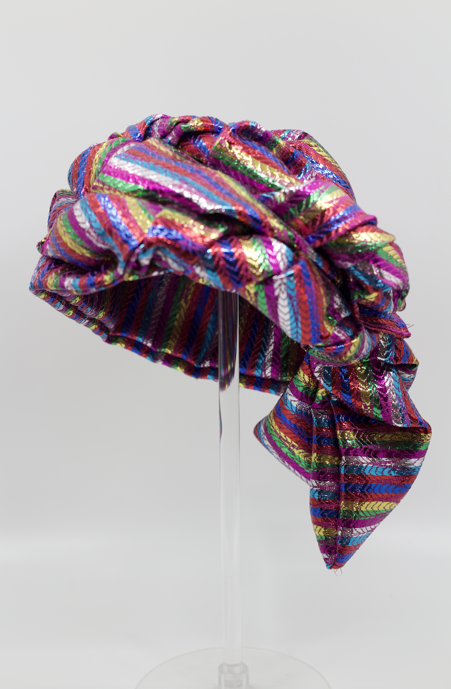 The House of Hats Ziggy Metallic Hat Millinery Sydney .png