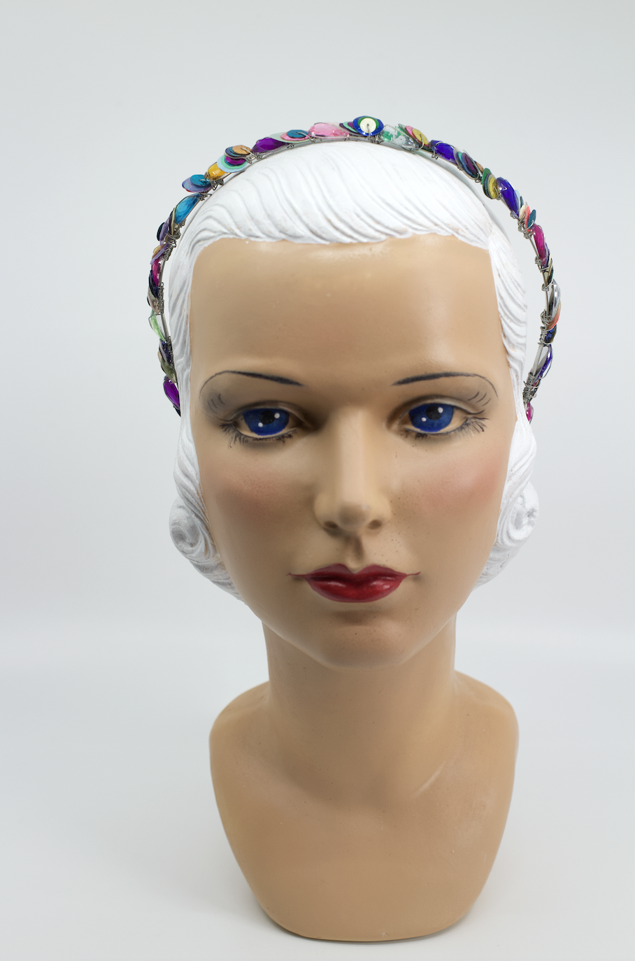 The House Of Hats Sequin Colourful Headband Millinery Sydney .png