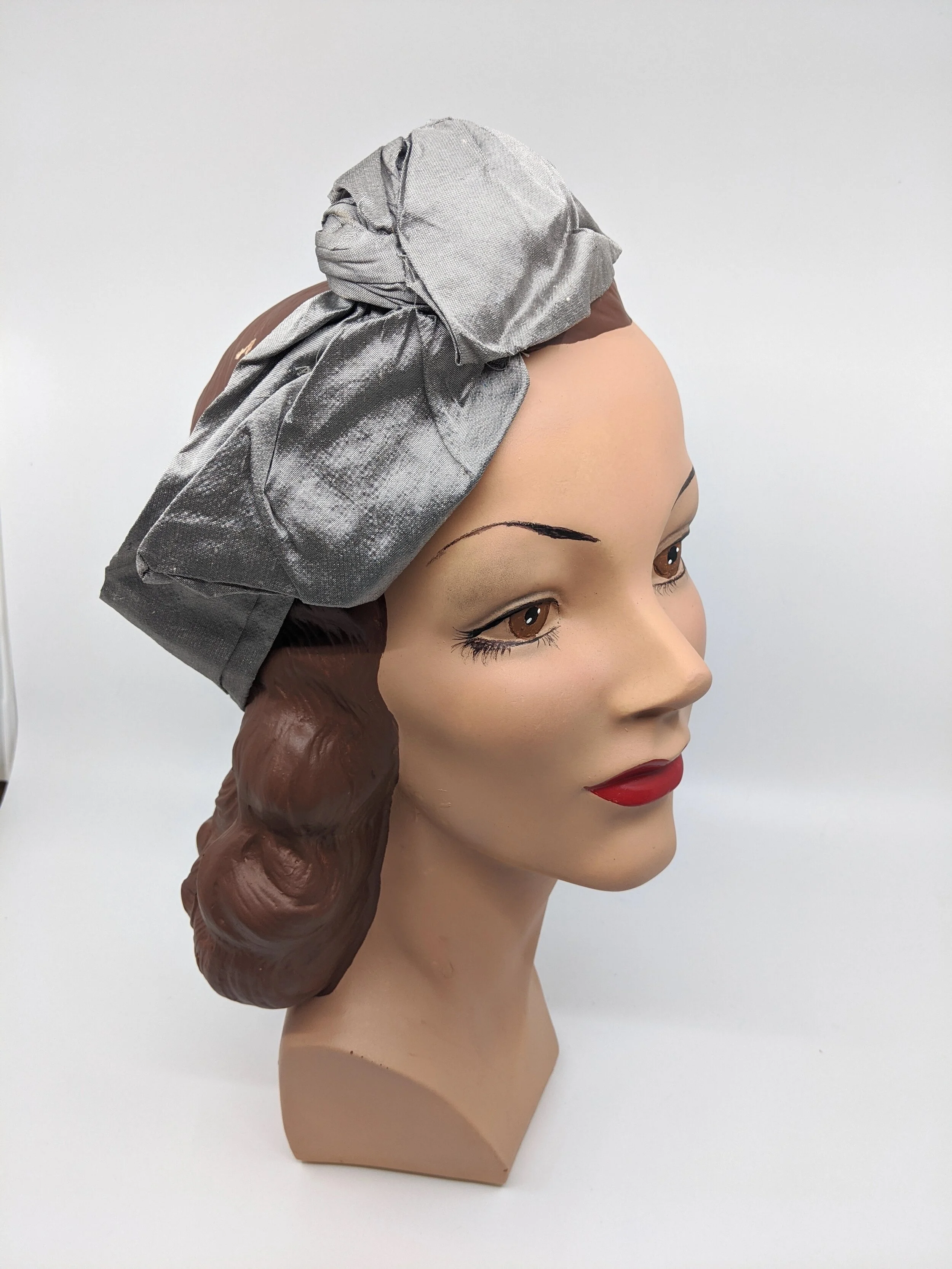 The House Of Hats Handmade Silk Turban Headpeice Vintage Style Milllinery Sydney .jpg