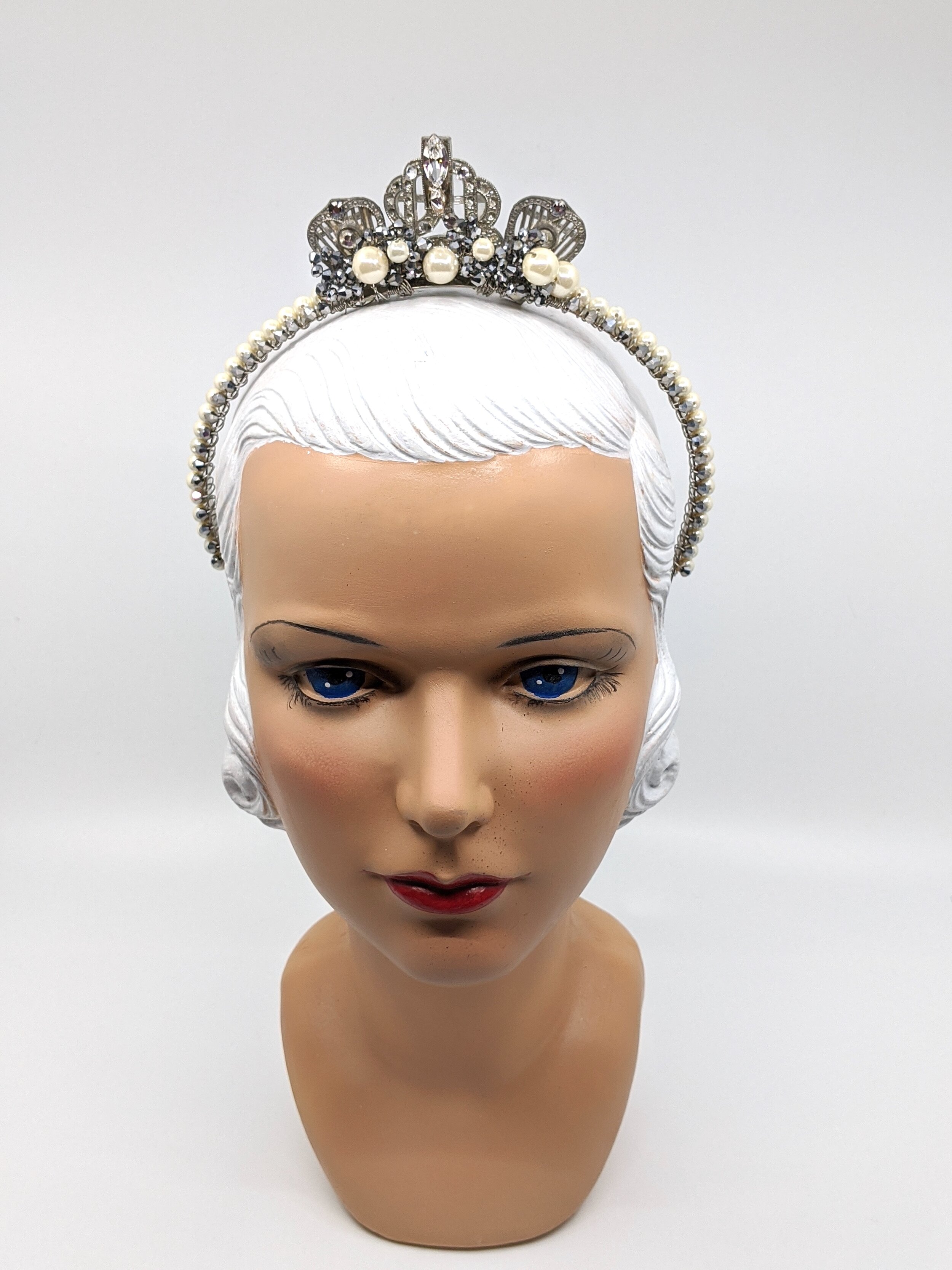 EMPIRE 1920s Art Deco Bridal Tiara as featured in CAMILLA