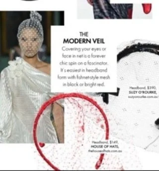 The House of Hats Red Veil Headpiece .jpeg