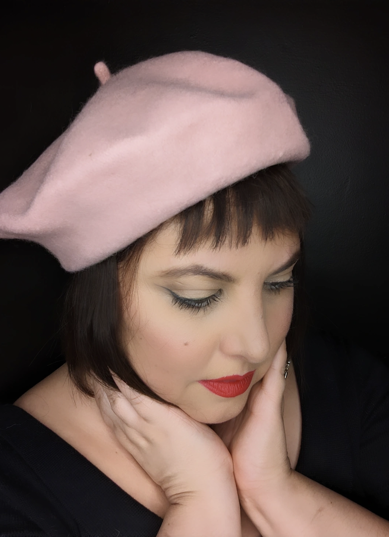 The House Of Hats French Wool Beret pink baby Winter Hats Australia.png