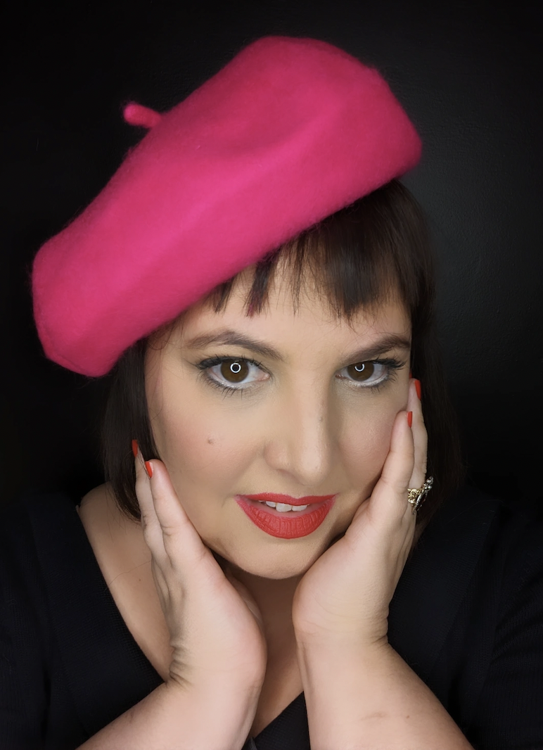 The House Of Hats French Wool Beret Shocking pink Winter Hats Australia