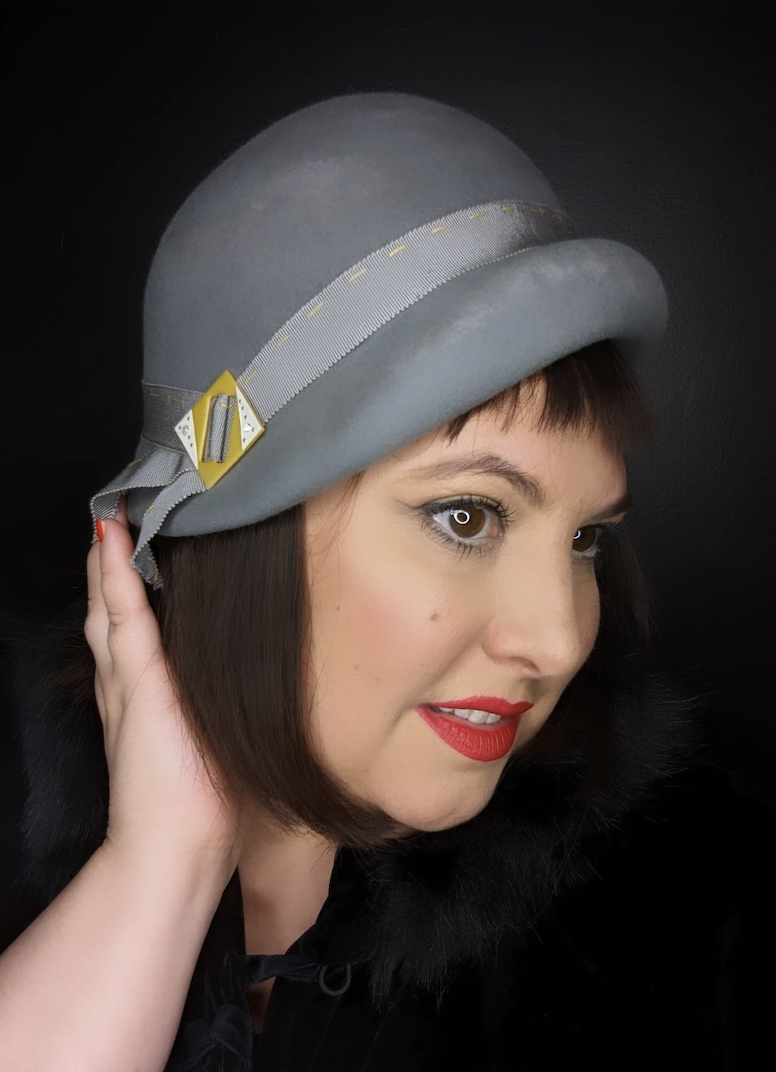 The House Of Hats Felt Cloche Hat Bespoke Millinery Australia