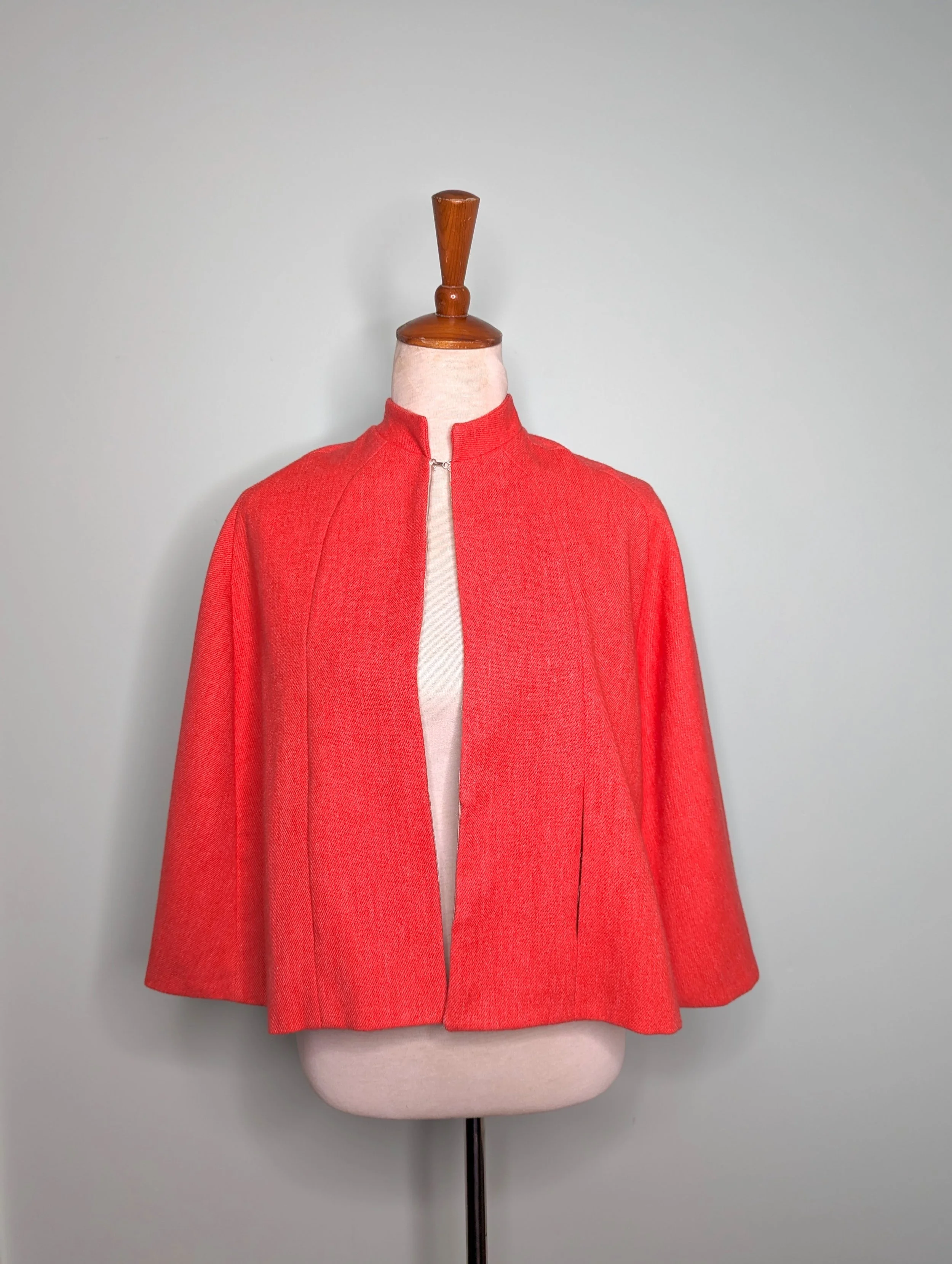 Vintage 1950s Wool Cape Vintage clothing sydney The Deco Doll .jpg