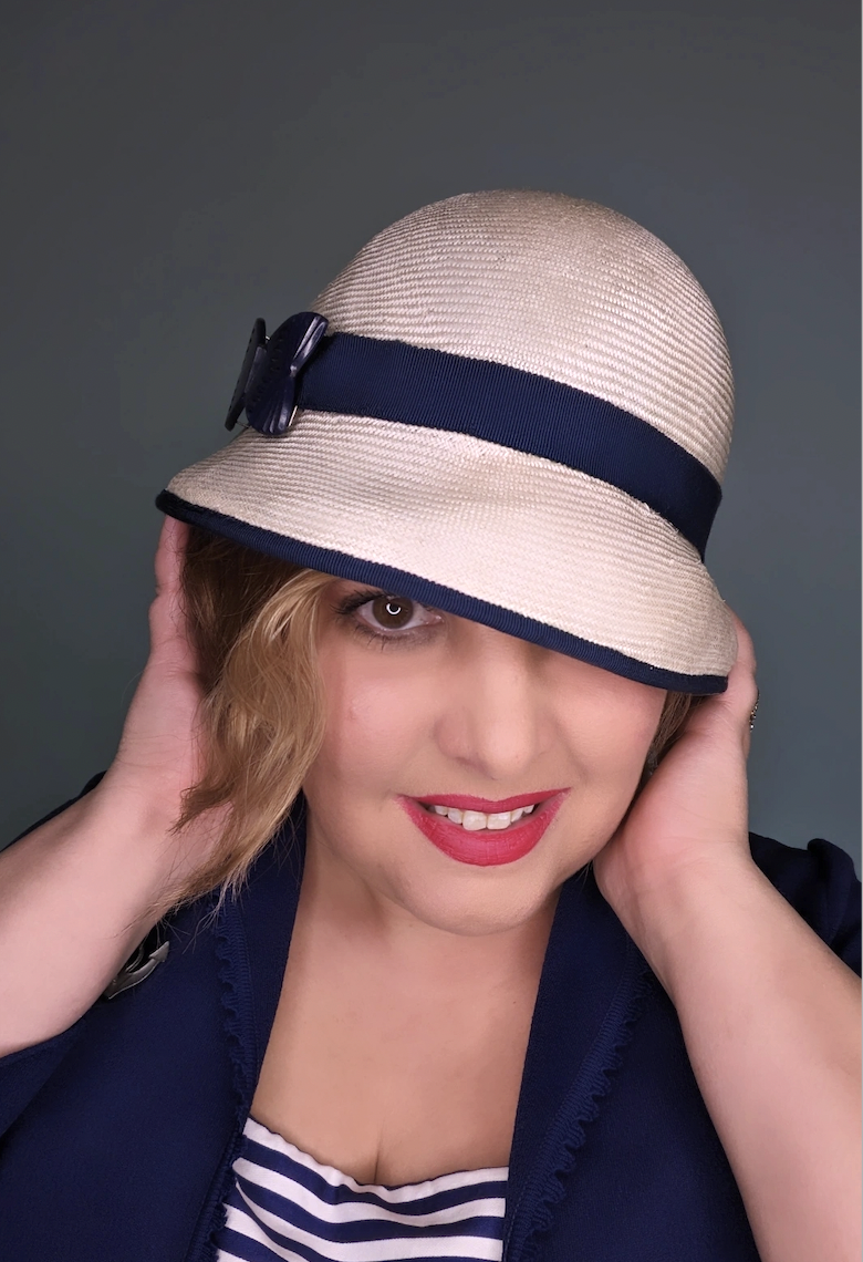 NEPTUNE - Straw Cloche Hat - Shell