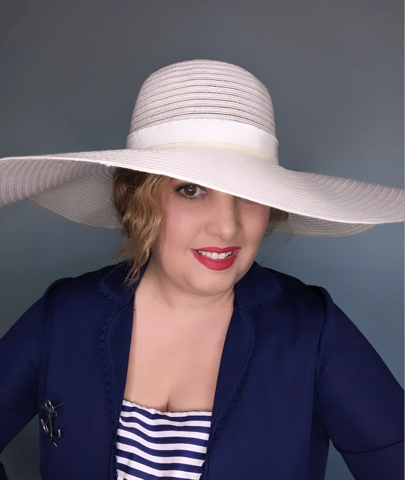 GYPSEA- Crinoline Wide Brim Sun Hat - Shell