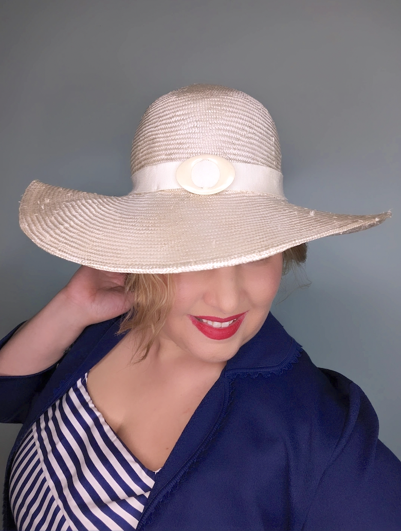 SEYCHELLES - White Wide Brim Straw Sun Hat