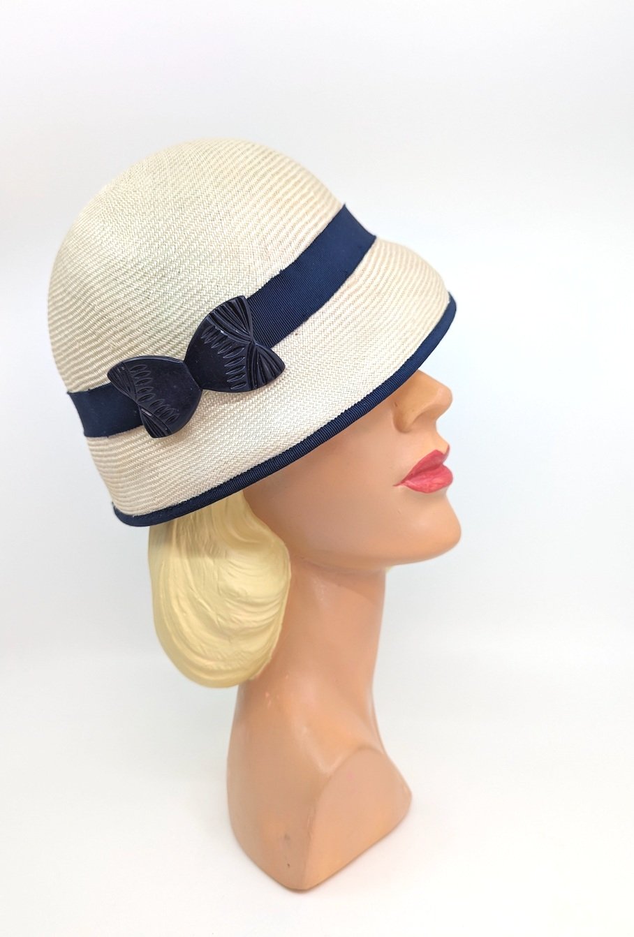 The House Of Hats Naptune Straw Cloche Hat Millinery Australia Hats Australia .png (Copy)