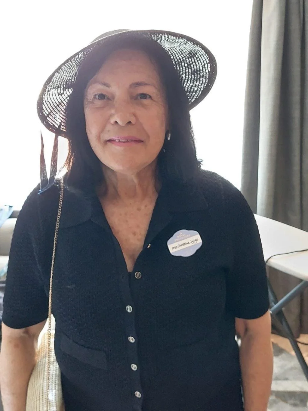 Our Client Kristine at Royal Ascot wearing our Atlantis Straw Hat