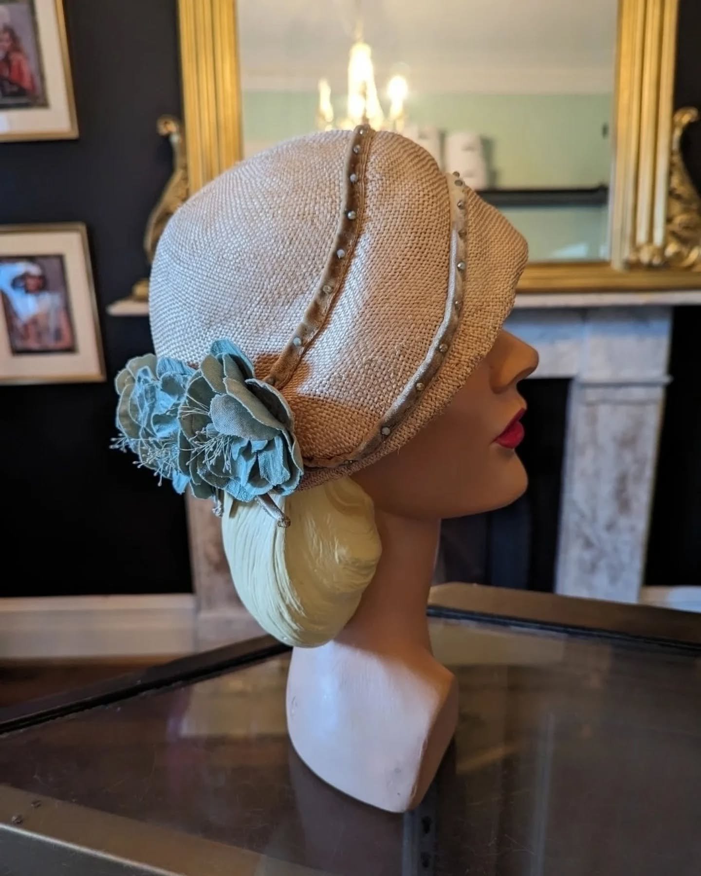 Introducing ' The Deco Bloom ' - part of of new collection ' Field's of Dreams ' Coming Soon ✨ 

A natural straw calot hat inspired by the elegance of the late 1940s, The Deco Bloom is a timeless piece that exudes grace and old-world charm.

Hand-blo