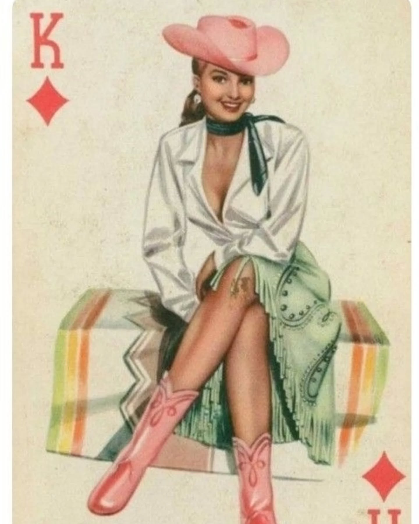 ✨ Saloon Rose Inspiration ✨

Saddle up, darlin' &mdash; our blush pink western hat was born from vintage pinup charm and cowgirl sass.

She&rsquo;s flirty, feminine, and made to steal hearts. 💕👢🌹

#VintageWestern #westernhat #cowboyhat #pinupstyle