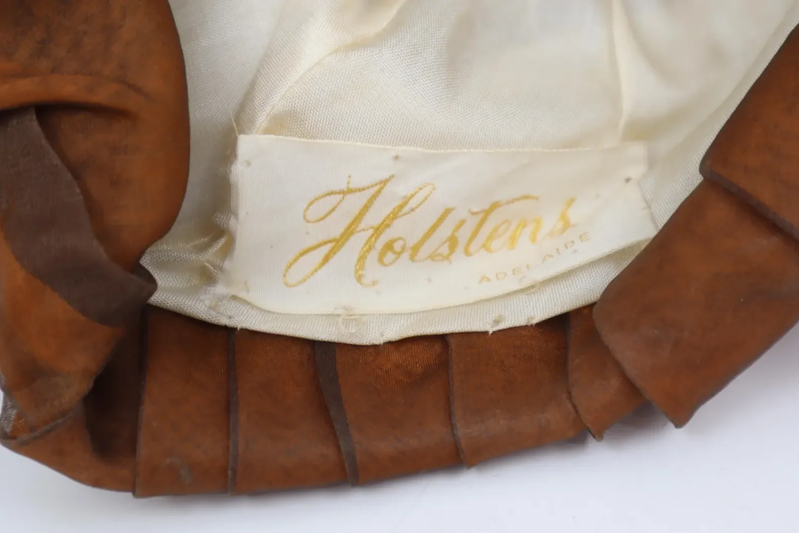 The House Of Hats Vintage 1950s Bronze Organza Cocktail Hat - Holstens Vintage Hat Shop Queensland Australia .webp