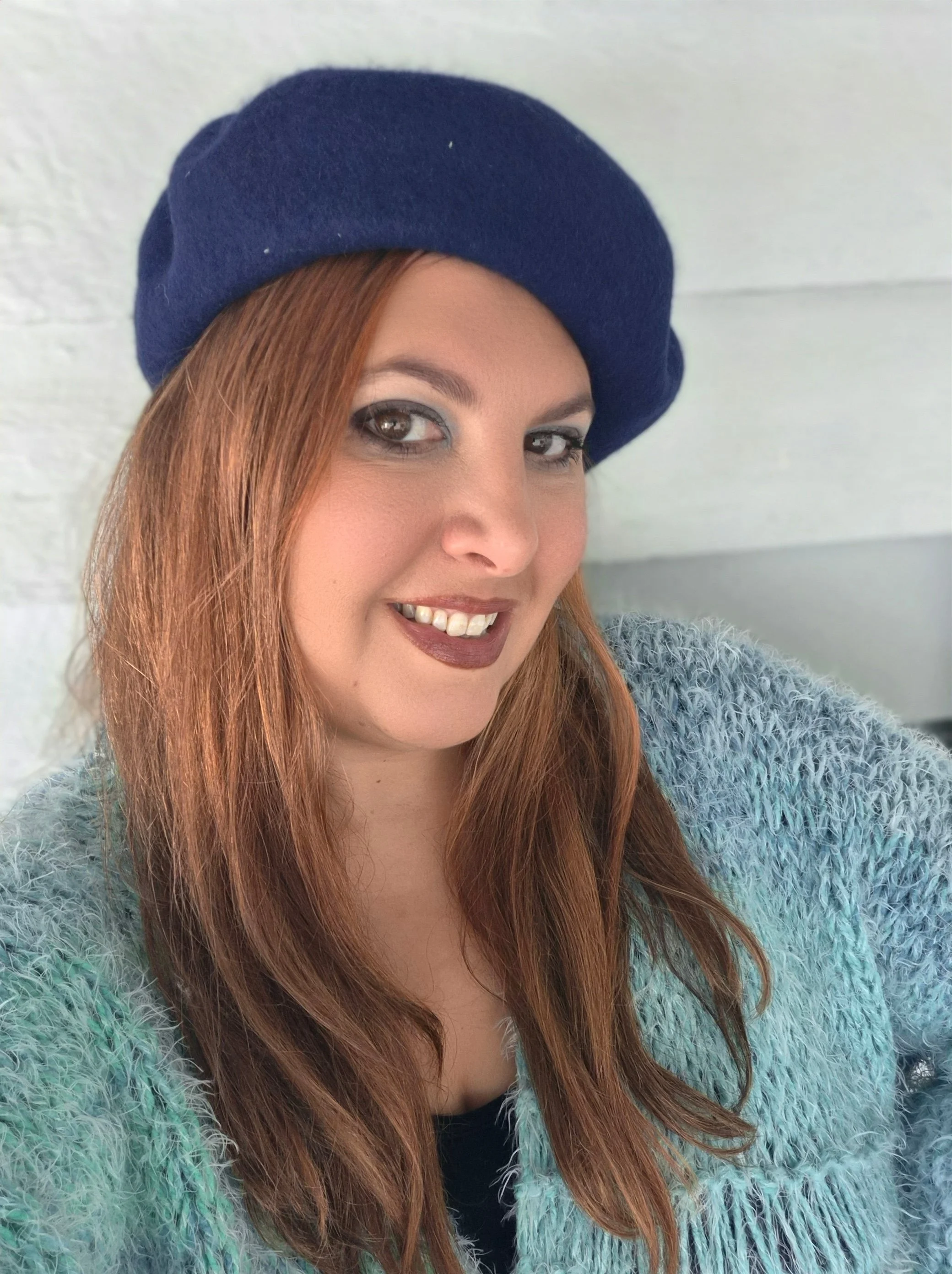 The House Of Hats Wool French Beret Navy Blue Ink  Hat Shop Queensland Australia .jpg