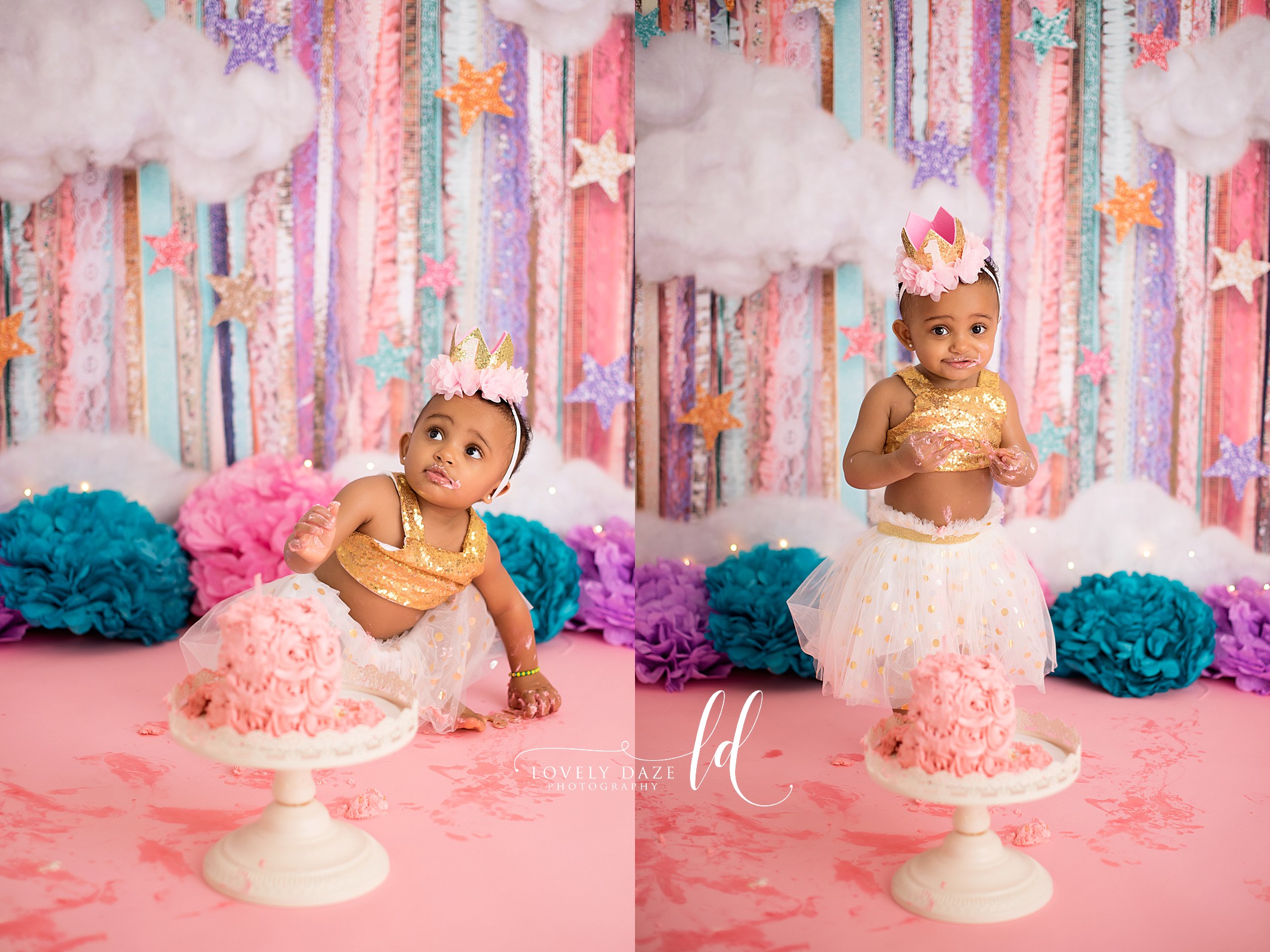 Brianna Turns 1! Unicorn Theme Cake Smash » Jesse Rinka Photography |  Westchester New York Weddings