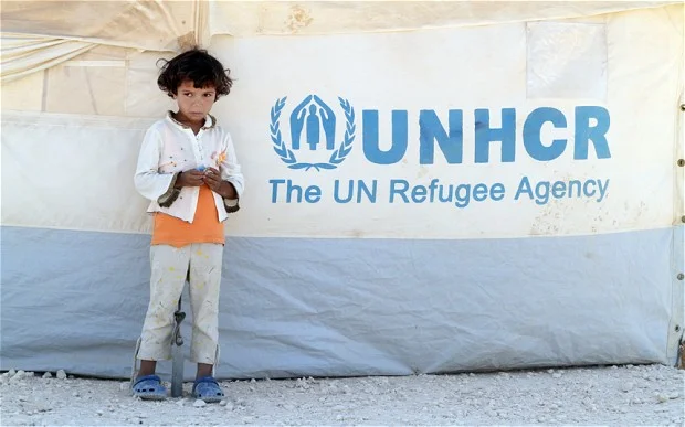 Zaatari Camp in northern Jordan Photo: Will Wintercross via the Telegraph