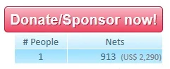 The original fundraiser netted #2,290