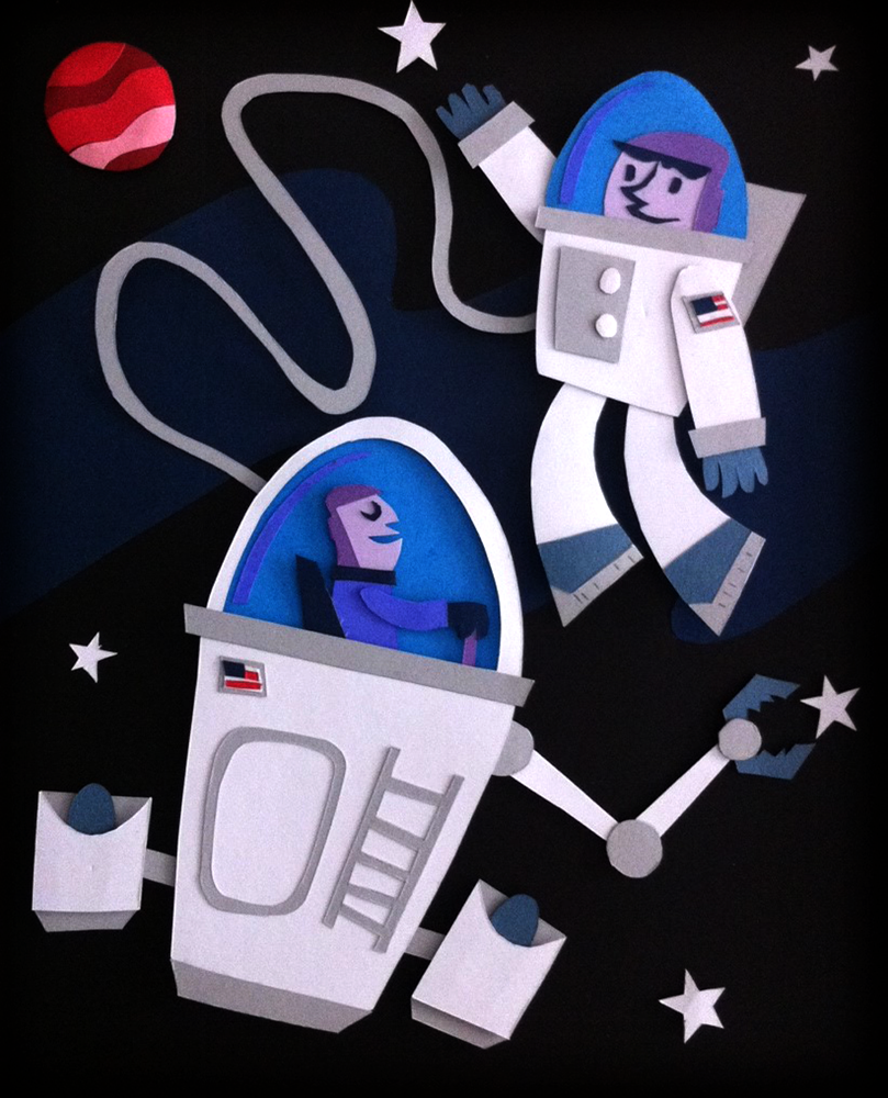 First Paper Cut Illustration