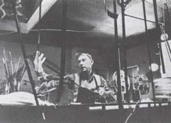 Len Lye making films with his bare hands