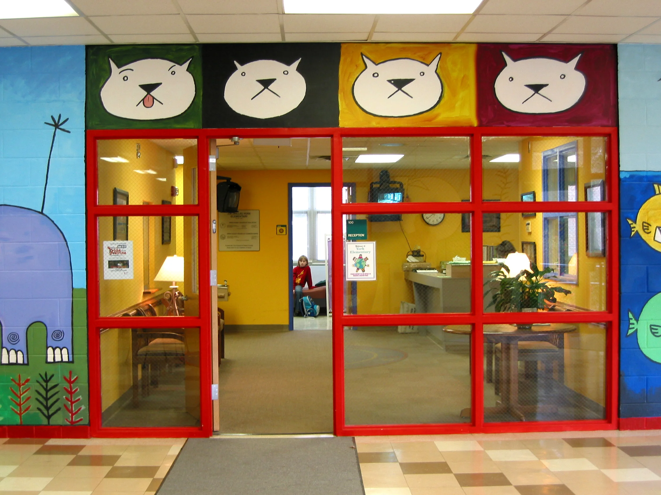 York Elementary Main Lobby 2005